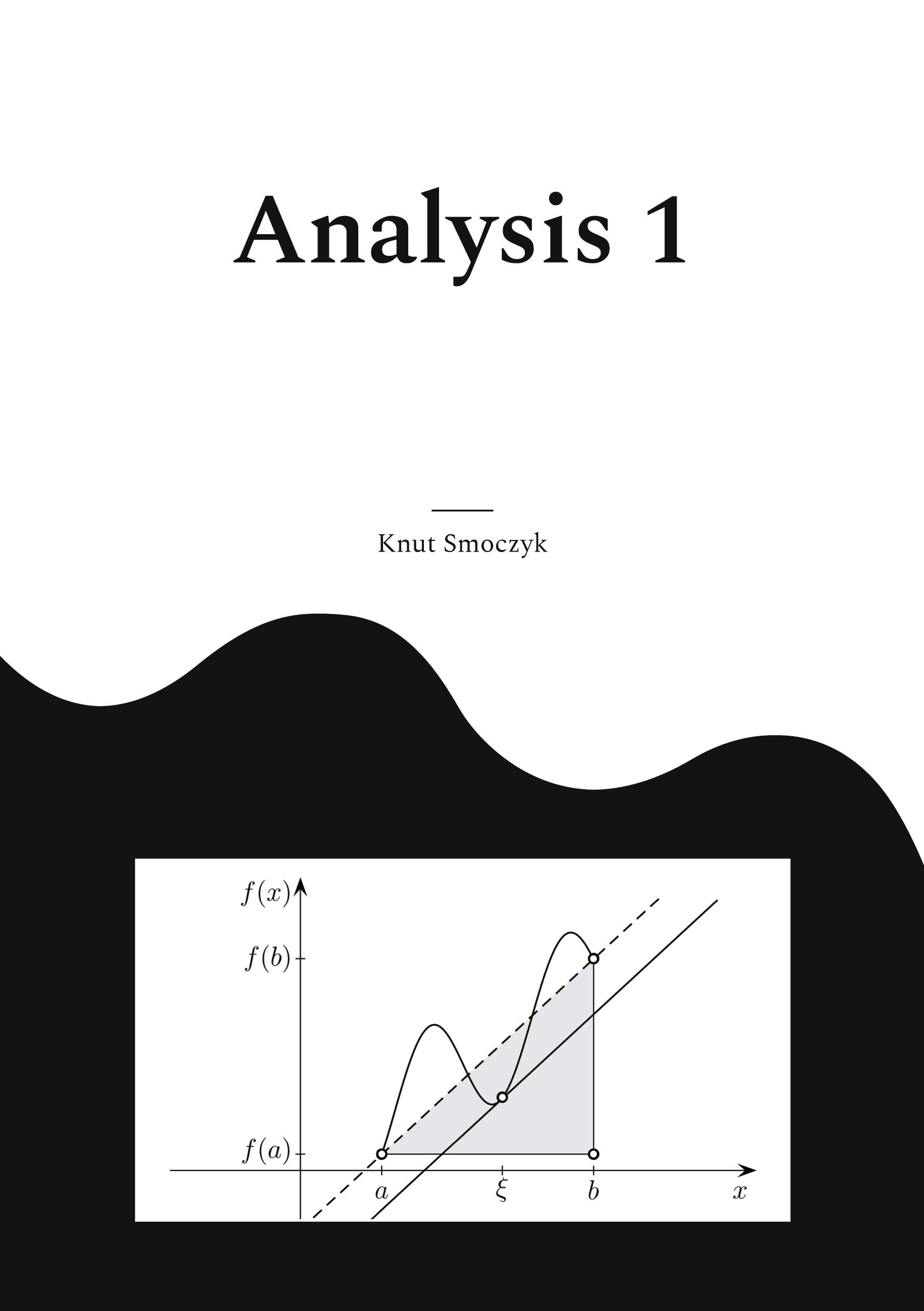 Vorderes Coverbild Analysis 1