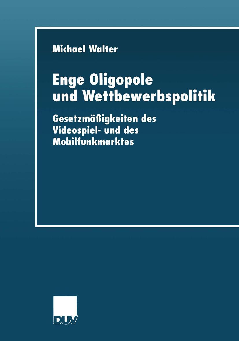 Vorderes Coverbild Enge Oligopole und Wettbewerbspolitik