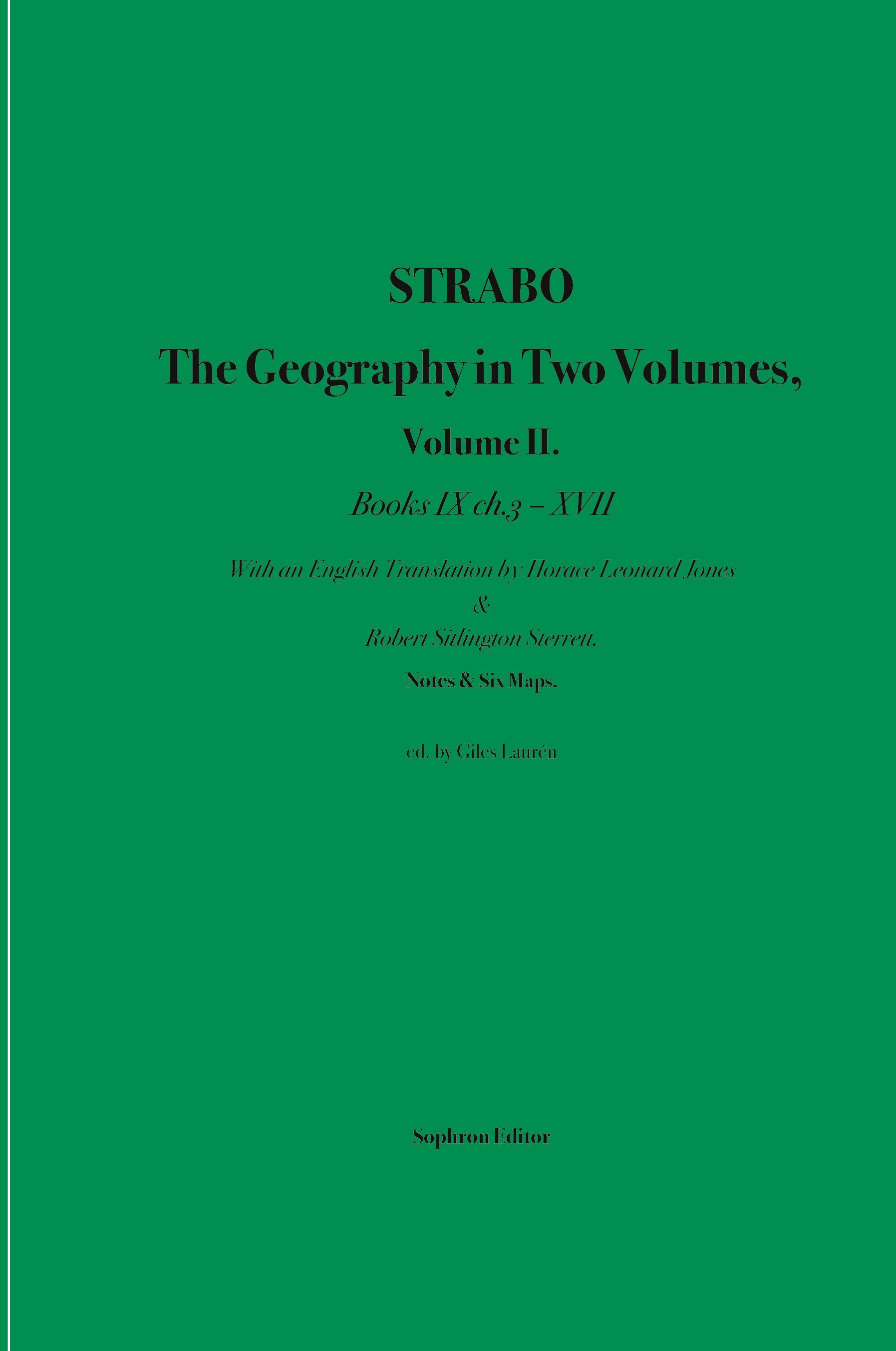 Vorderes Coverbild Strabo  The Geography in Two Volumes