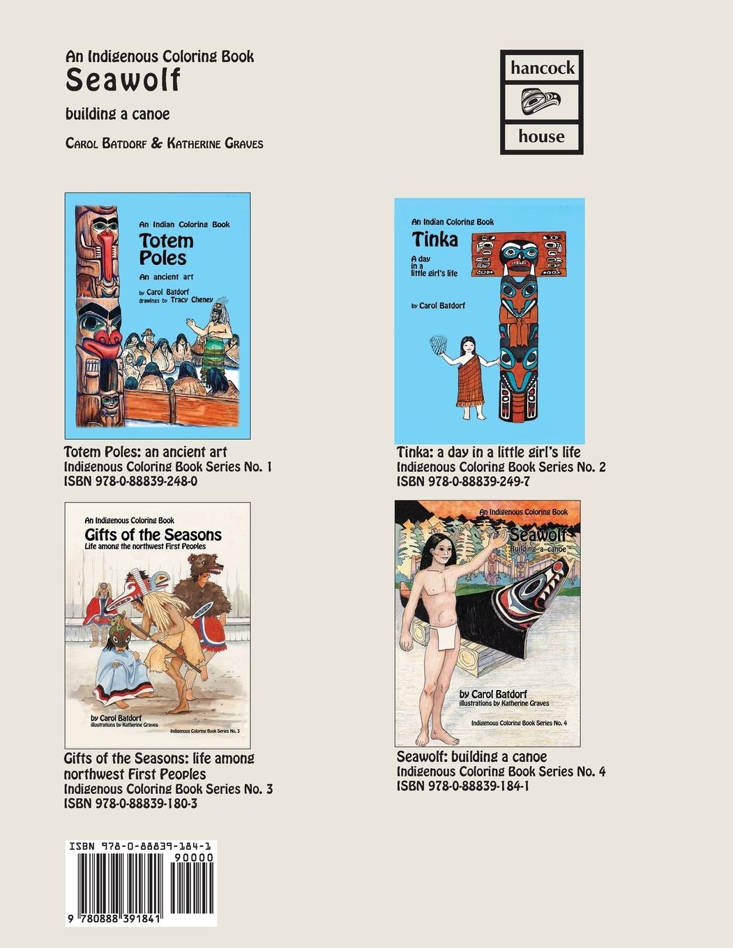 Rückseitencover Seawolf- An Indigenous Coloring Book