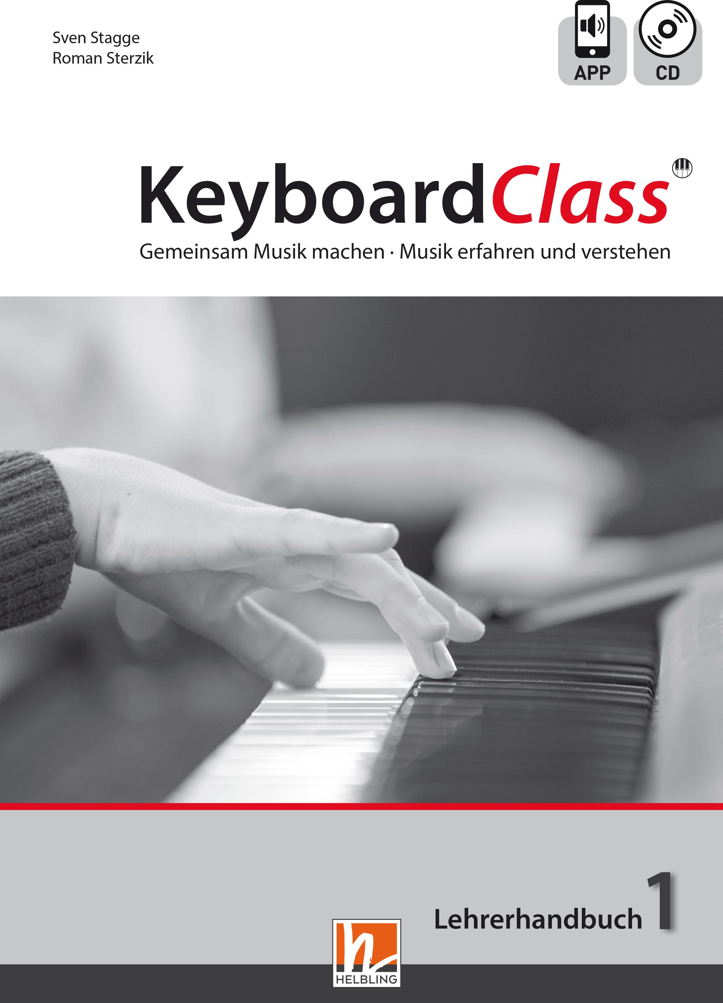 Vorderes Coverbild KeyboardClass. Lehrerhandbuch 1