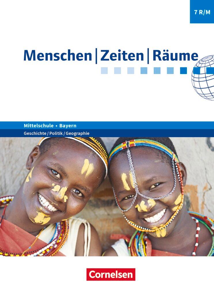 Vorderes Coverbild Menschen-Zeiten-Räume 7. Jahrgangsstufe - Mittelschule Bayern - Schülerbuch