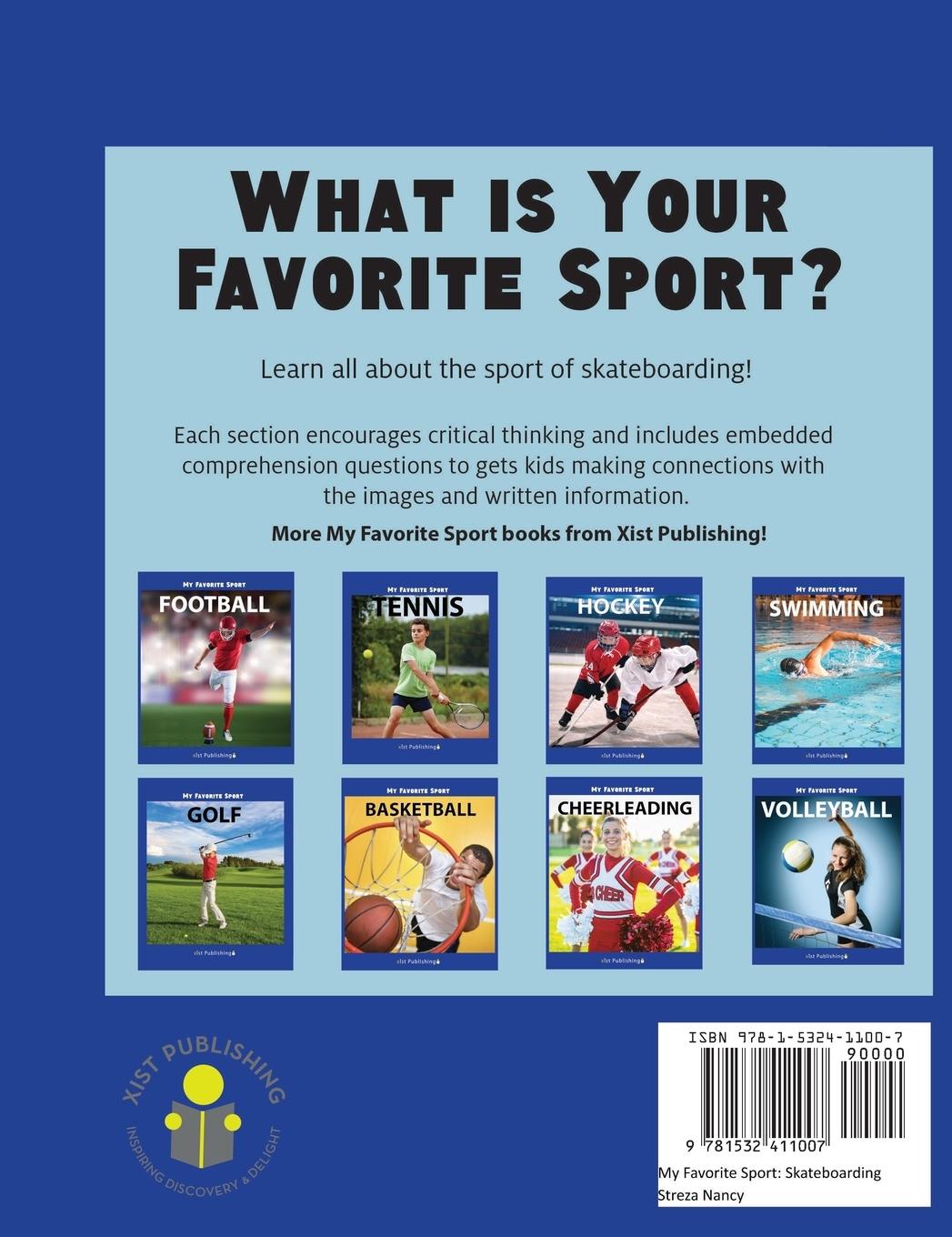 Rückseitencover My Favorite Sport