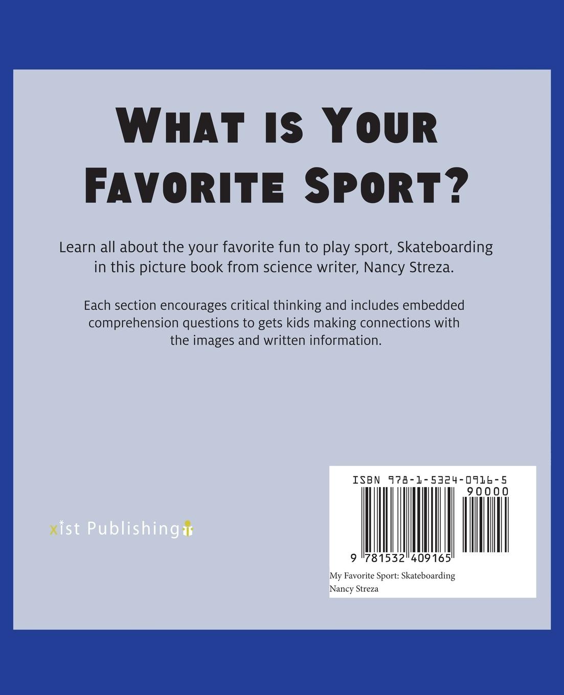 Rückseitencover My Favorite Sport