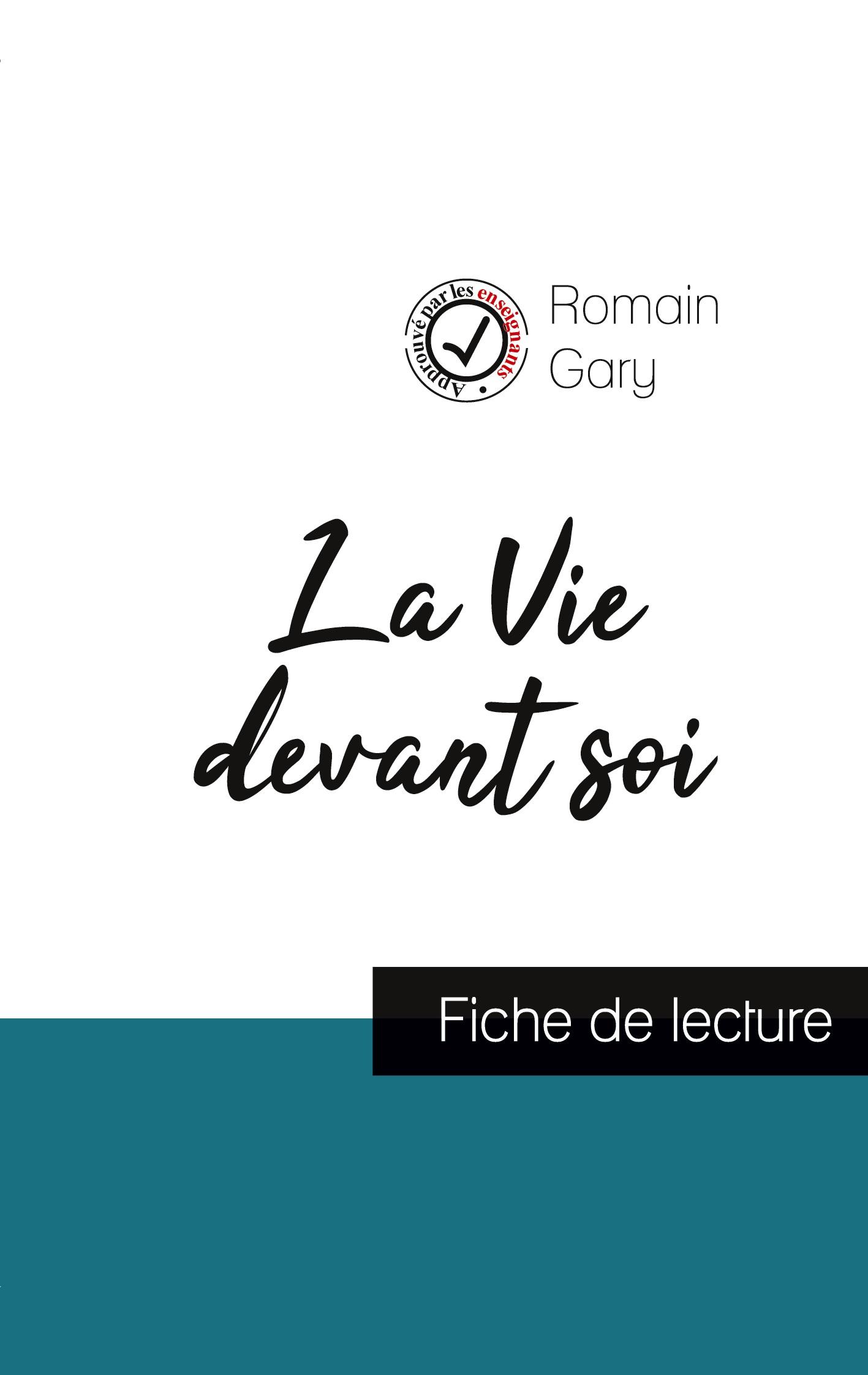 Vorderes Coverbild La Vie devant soi de Romain Gary (résumé et fiche de lecture plébiscités par les enseignants)
