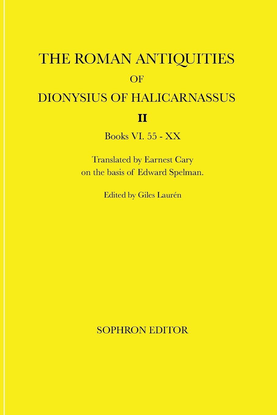 Vorderes Coverbild The Roman Antiquities of Dionysius of Halicarnassus