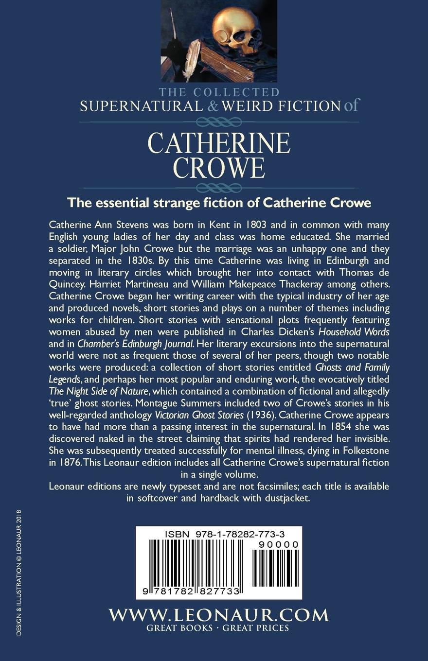 Rückseitencover The Collected Supernatural and Weird Fiction of Catherine Crowe