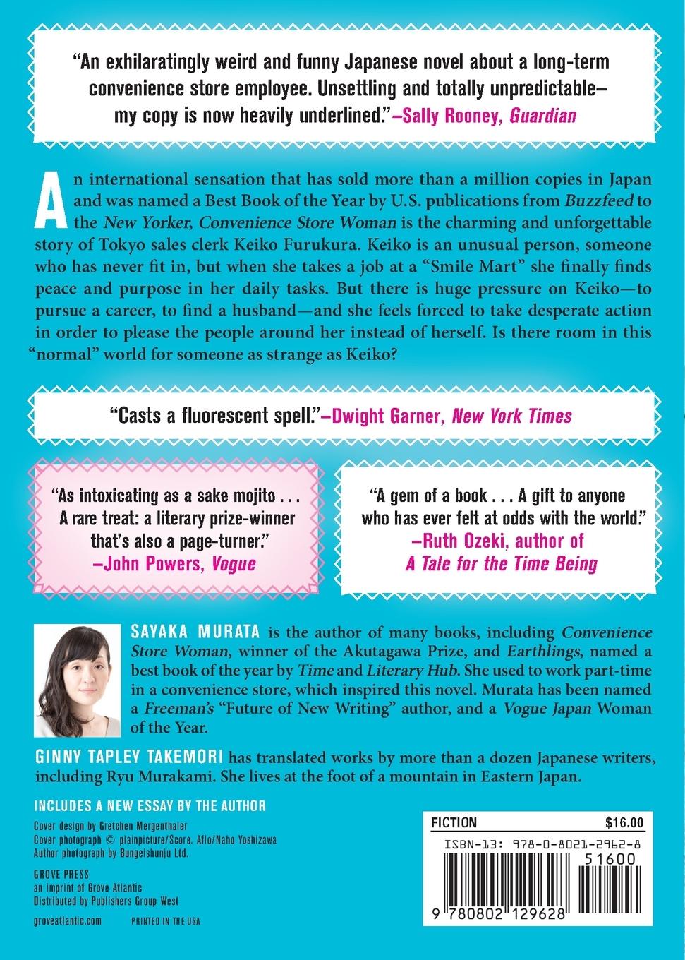 Rückseitencover Convenience Store Woman