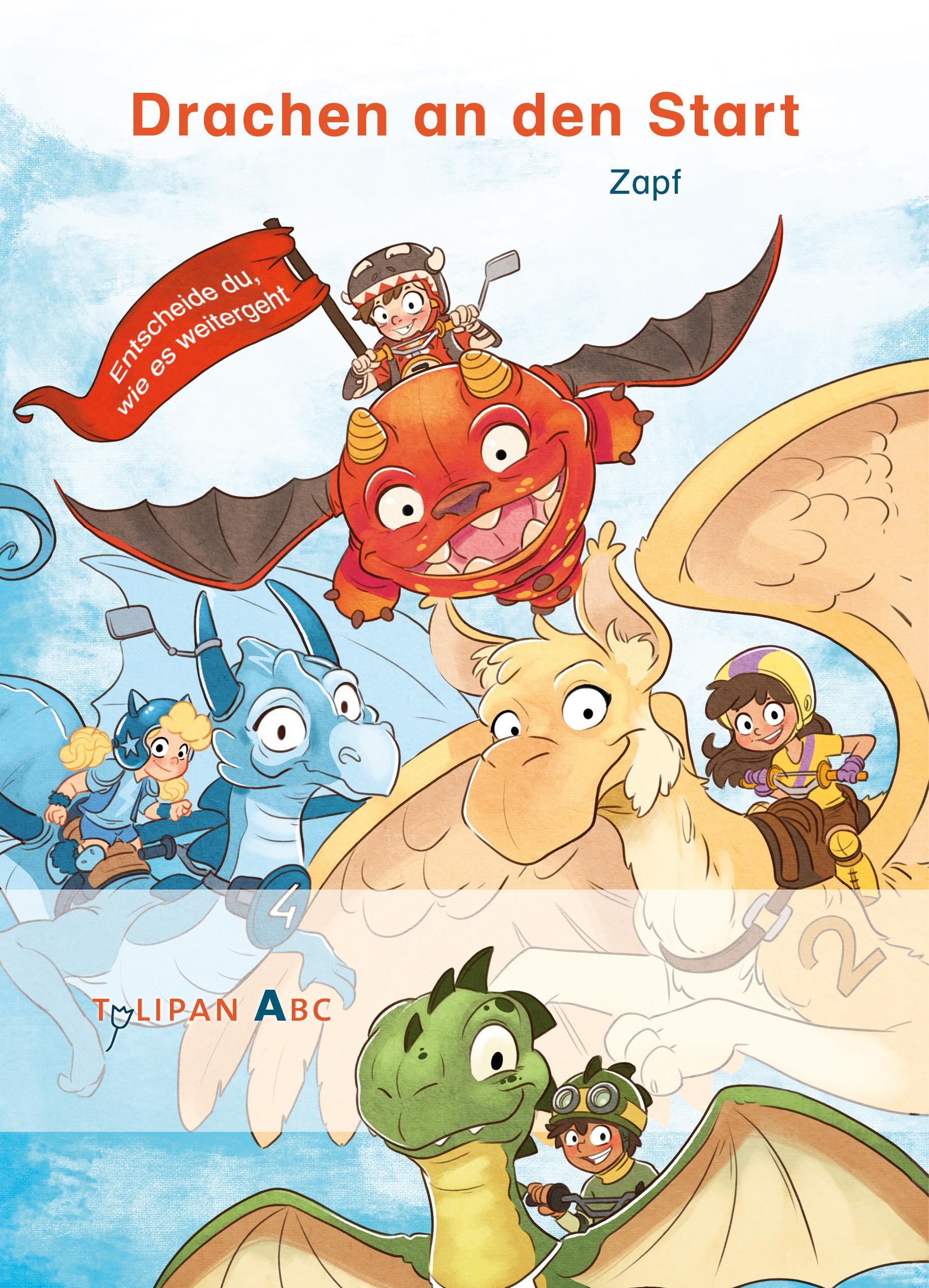 Vorderes Coverbild Drachen an den Start