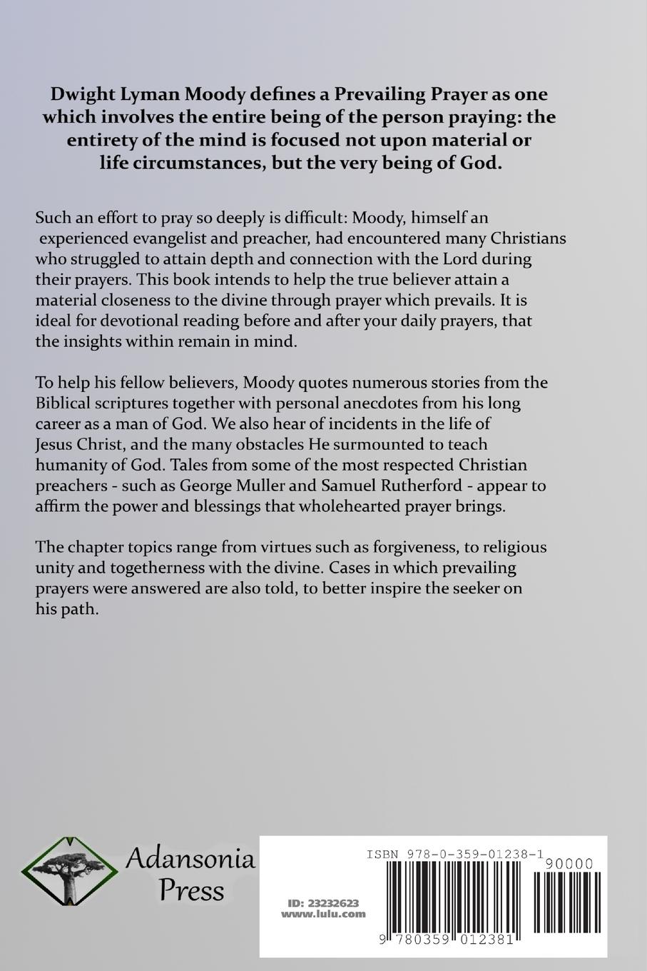 Rückseitencover Prevailing Prayer