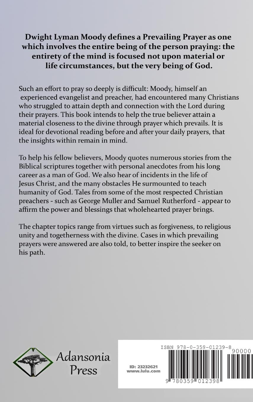 Rückseitencover Prevailing Prayer