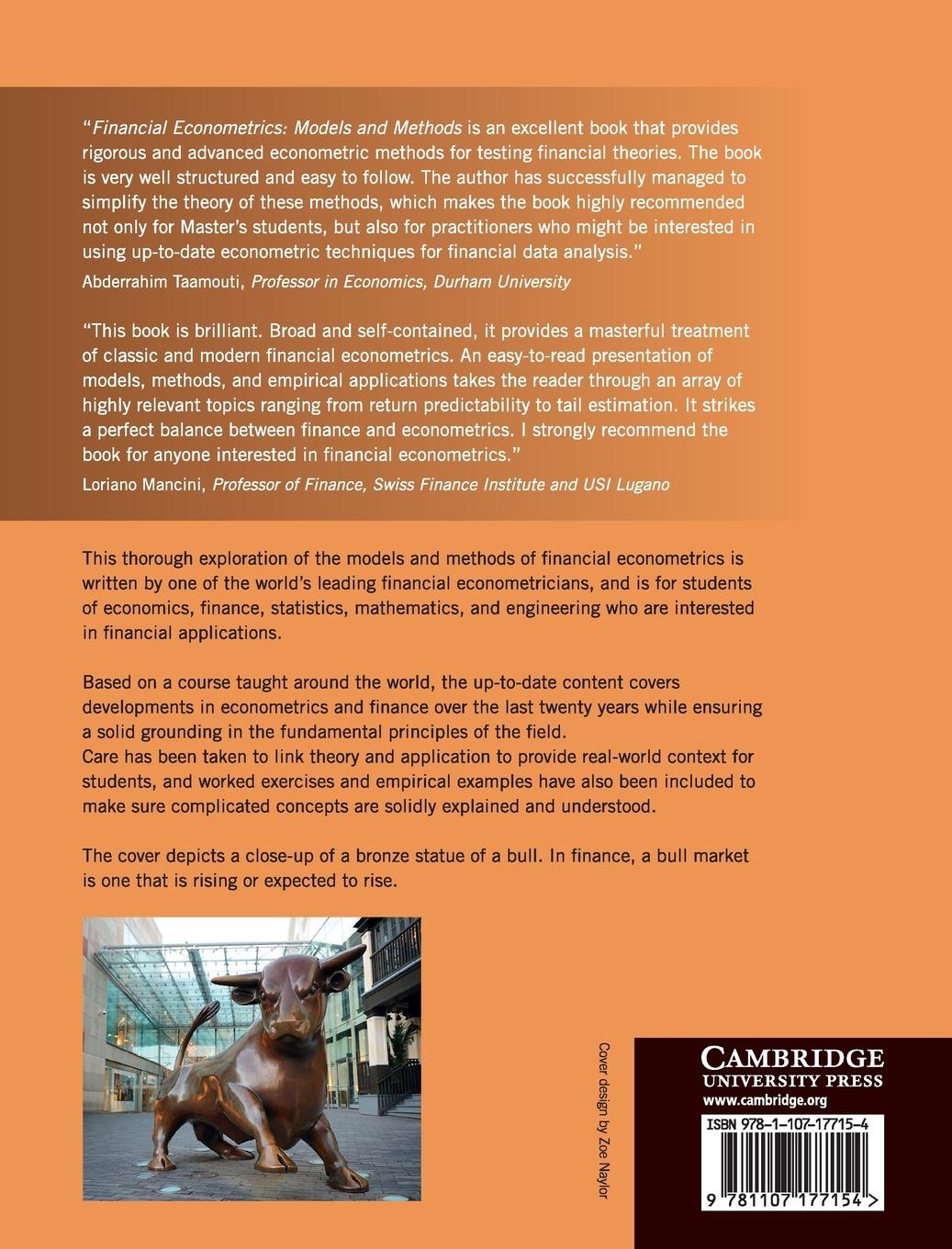 Rückseitencover Financial Econometrics