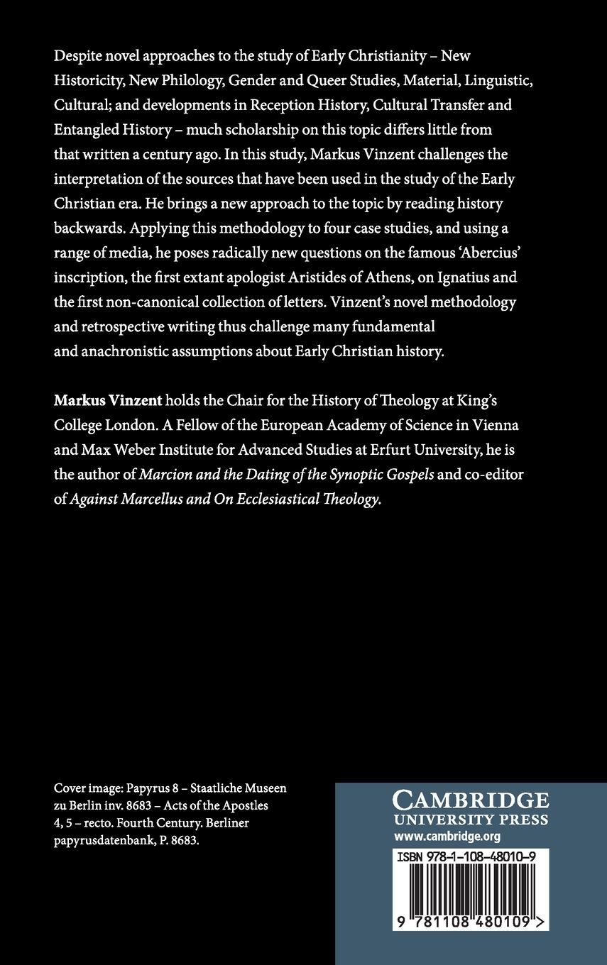 Rückseitencover Writing the History of Early Christianity