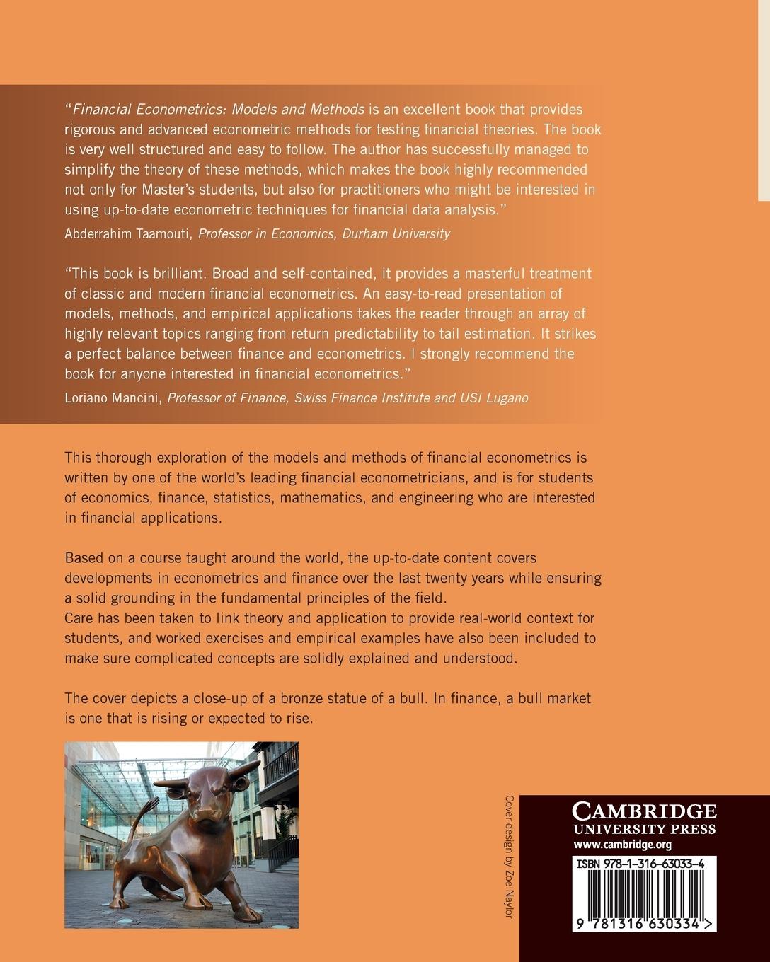 Rückseitencover Financial Econometrics
