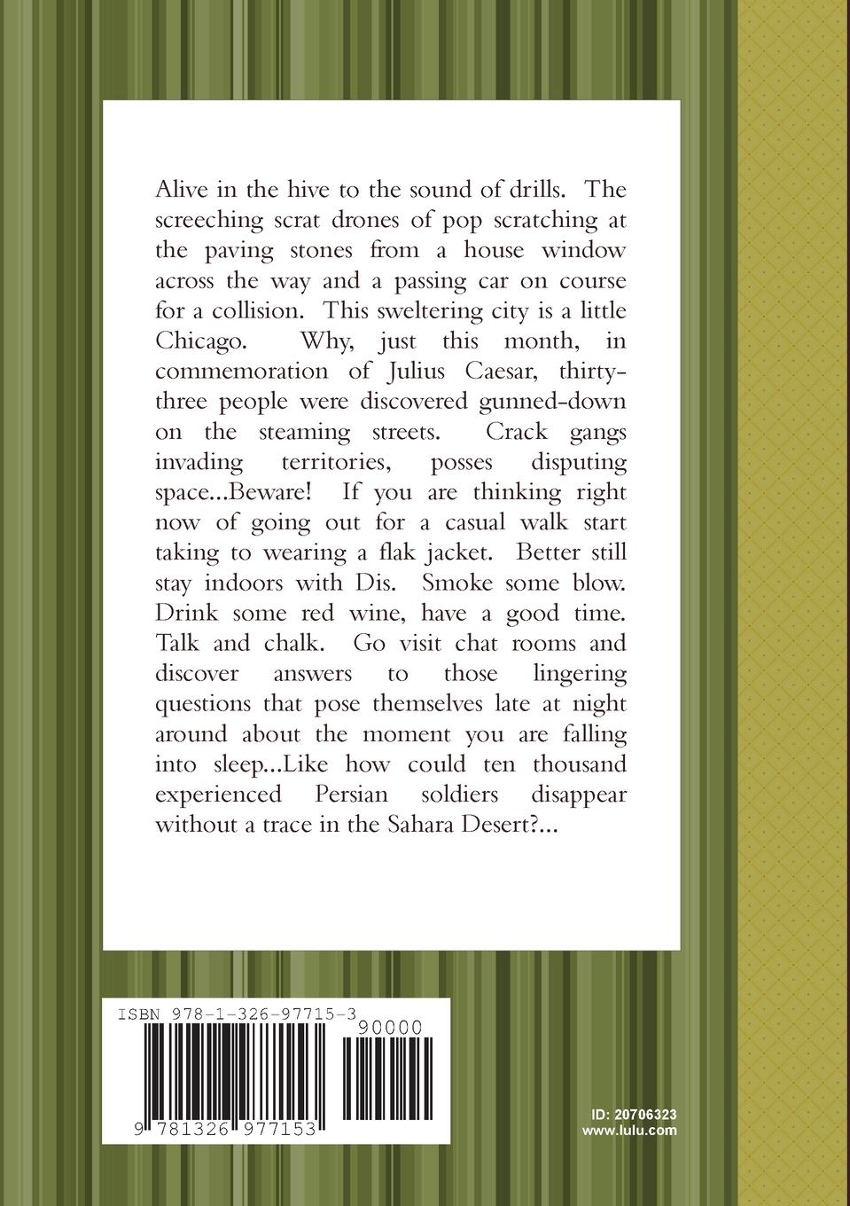 Rückseitencover We Are The Children of No Known Culture