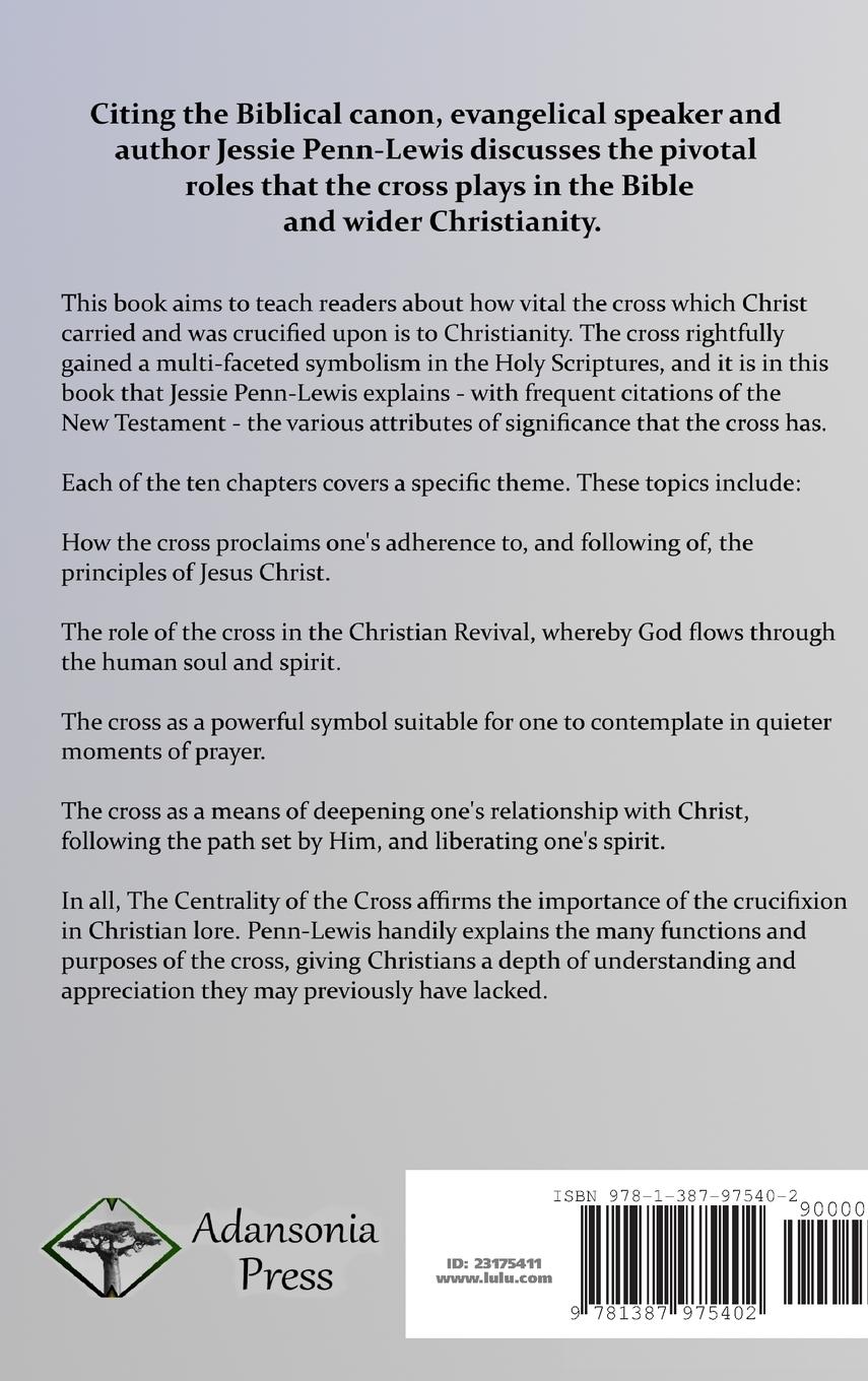 Rückseitencover The Centrality of the Cross