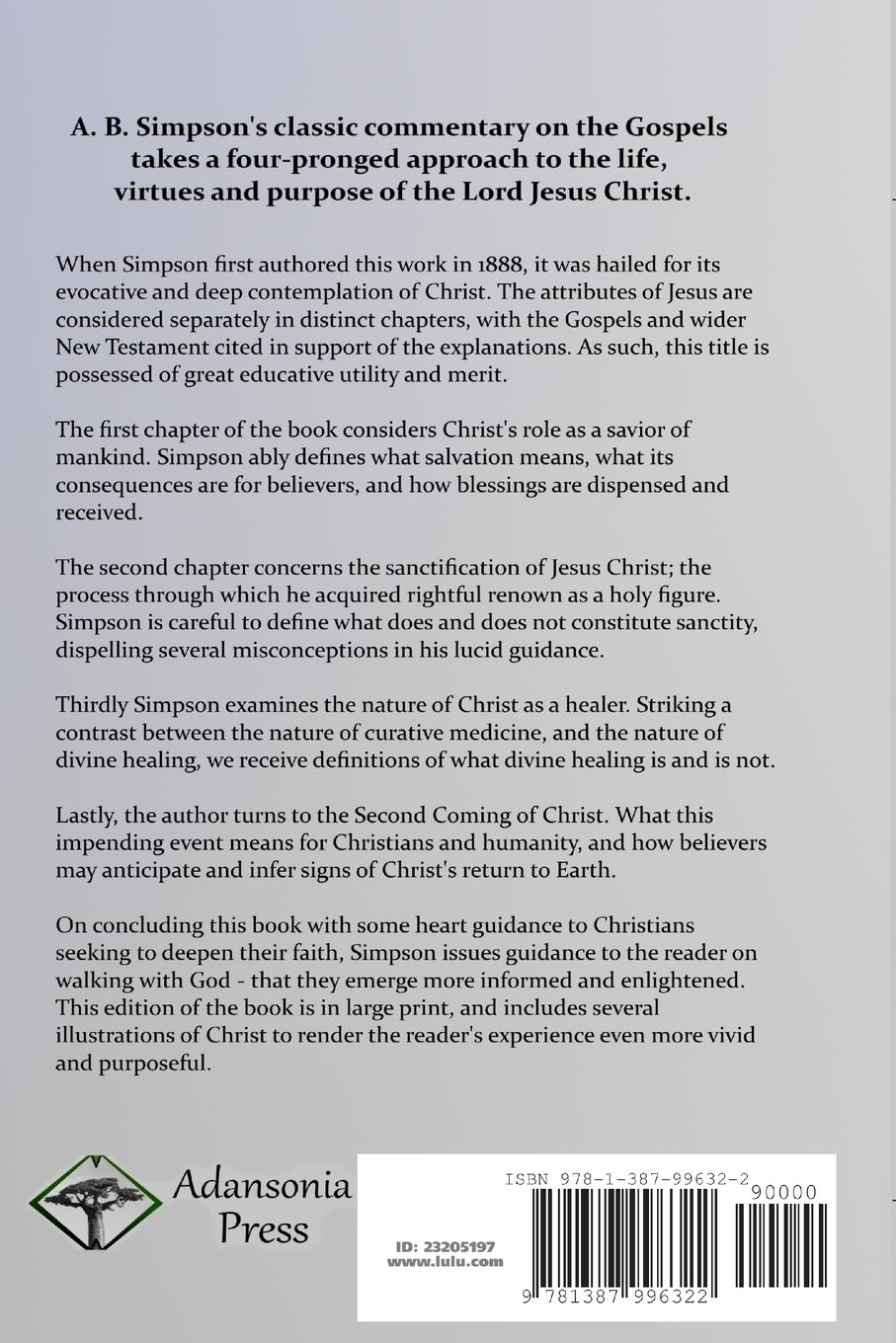 Rückseitencover The Fourfold Gospel