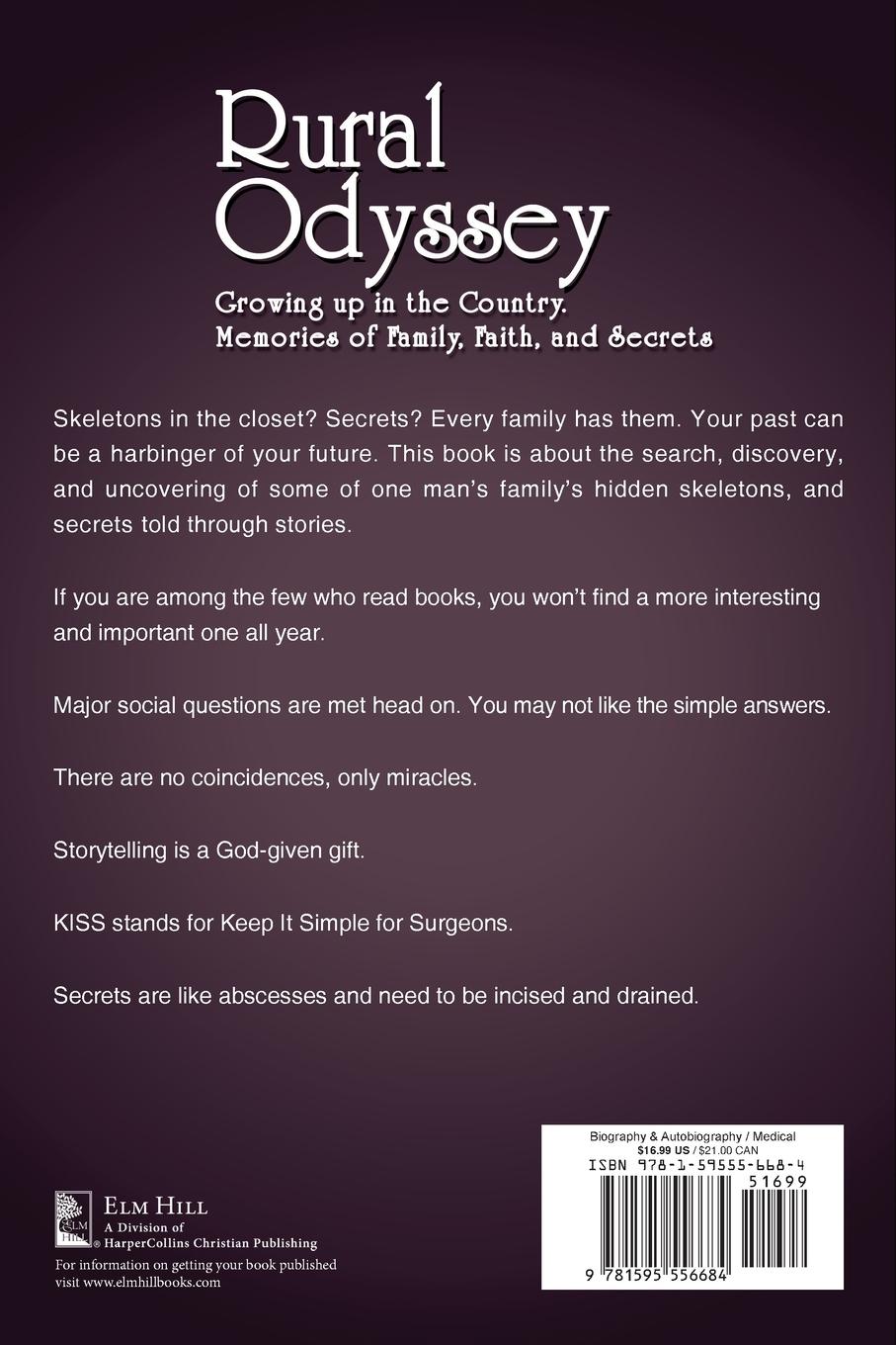 Rückseitencover Rural Odyssey