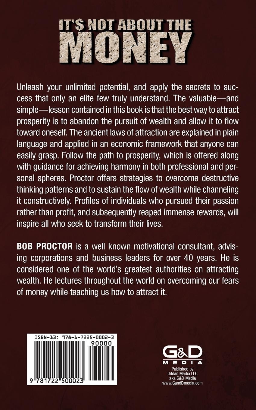 Rückseitencover It's Not About the Money