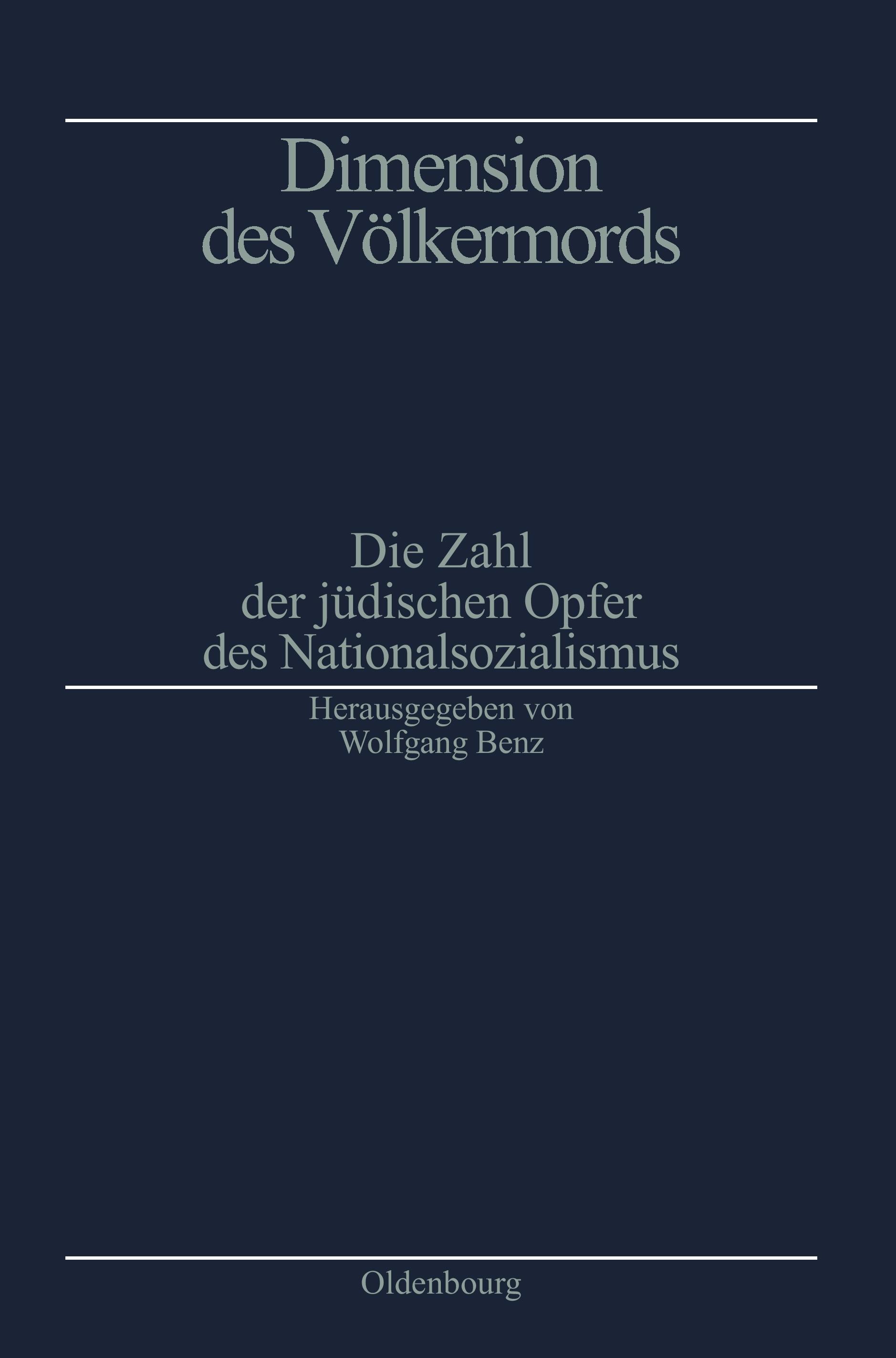 Vorderes Coverbild Dimension des Völkermords