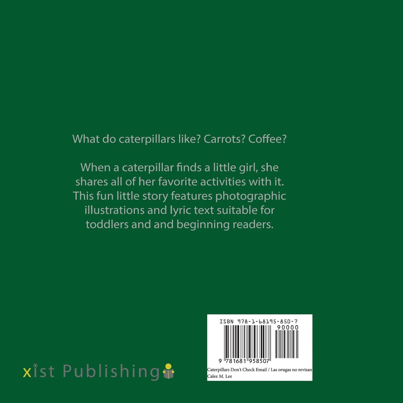 Rückseitencover Caterpillars Don't Check Email / Las orugas no revisan el correo electrónico
