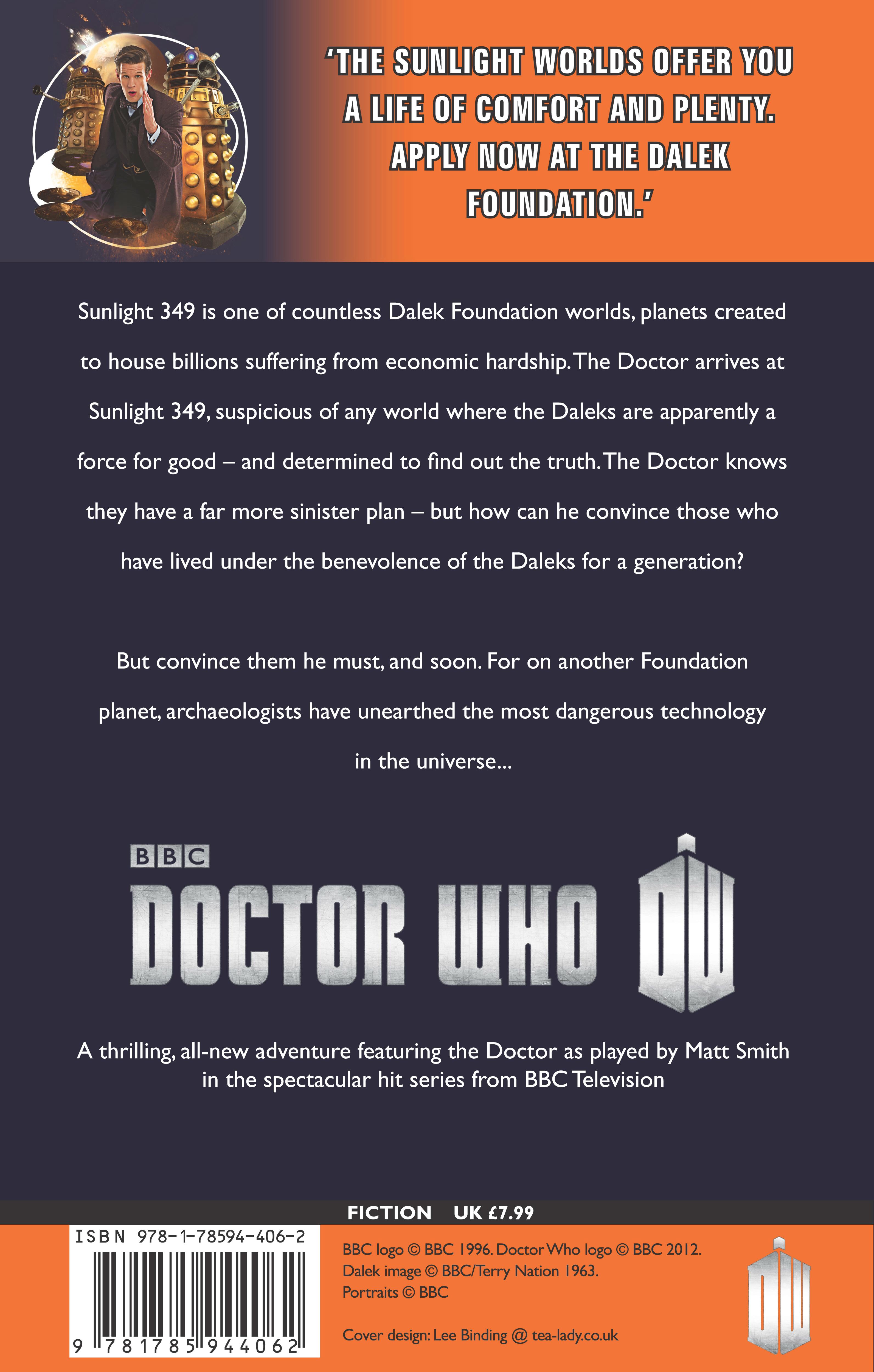Rückseitencover Doctor Who
