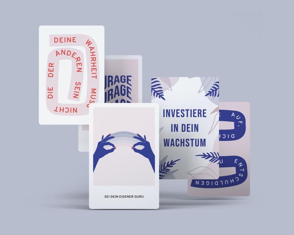 Beispielinhalt (Bild) Stay True. Das Kartenset