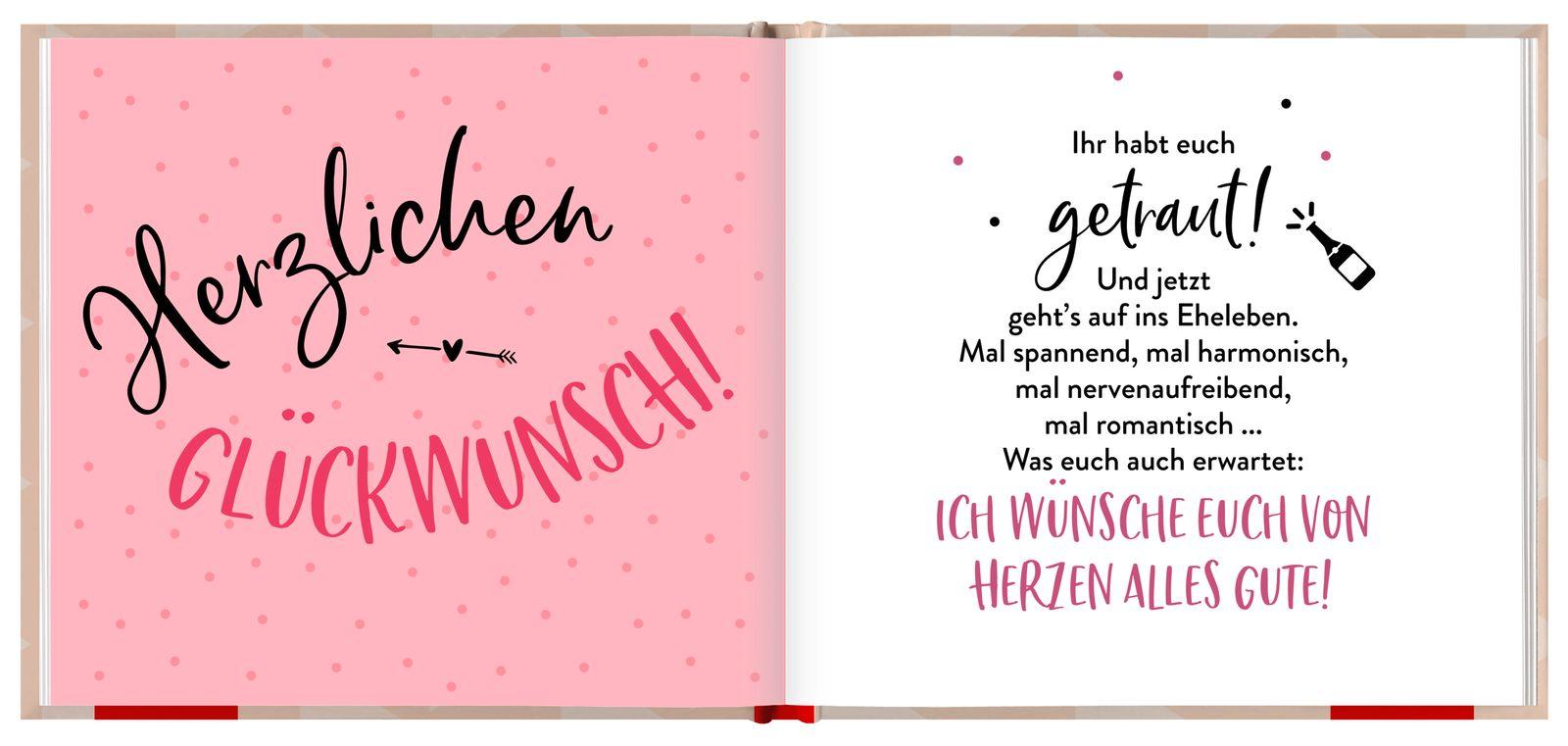 Beispielinhalt (Bild) Für das glückliche Brautpaar
