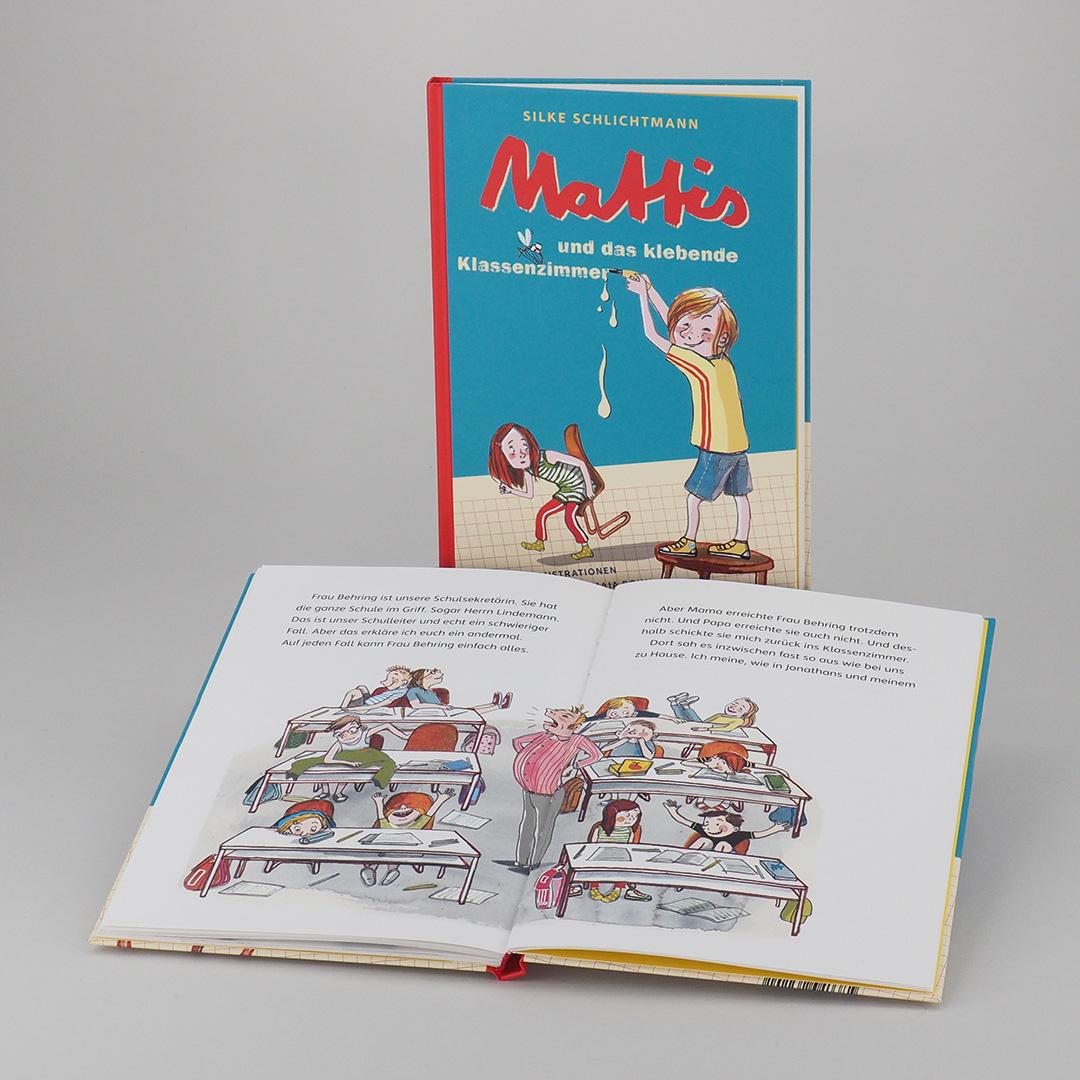 Beispielinhalt (Bild) Mattis und das klebende Klassenzimmer