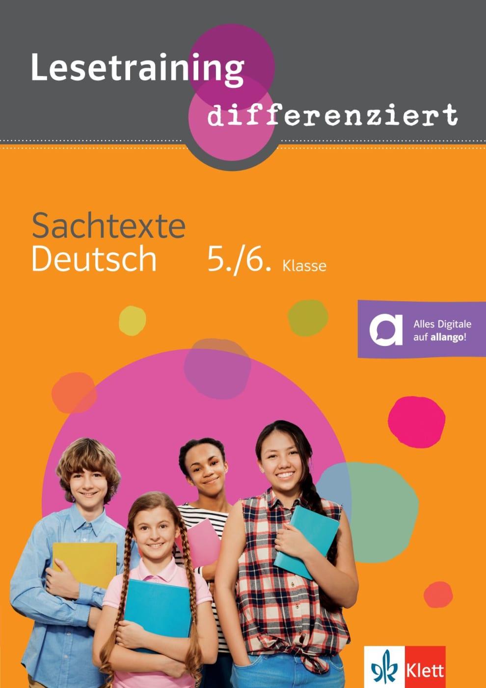 Vorderes Coverbild Lesetraining DIFFERENZIERT - Sachtexte 5/6. Buch + online