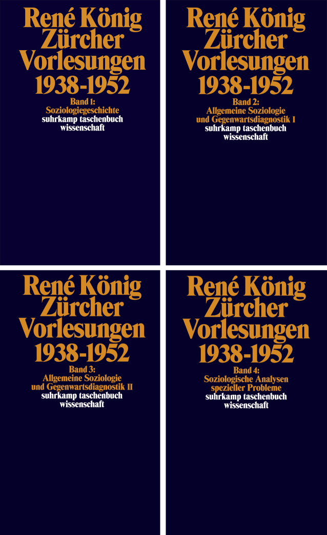 Vorderes Coverbild Zürcher Vorlesungen (1938-1952)