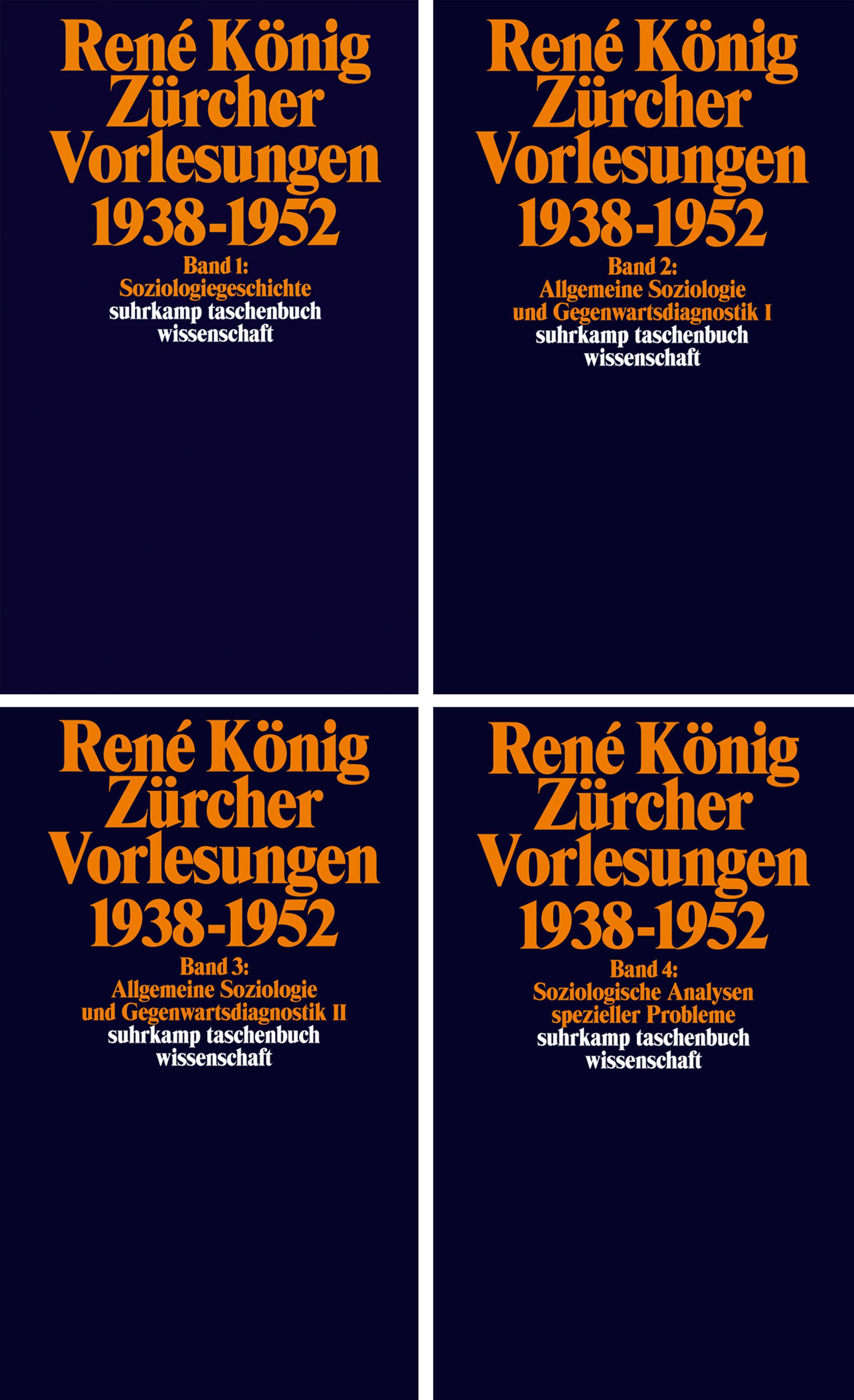 Vorderes Coverbild Zürcher Vorlesungen (1938-1952)