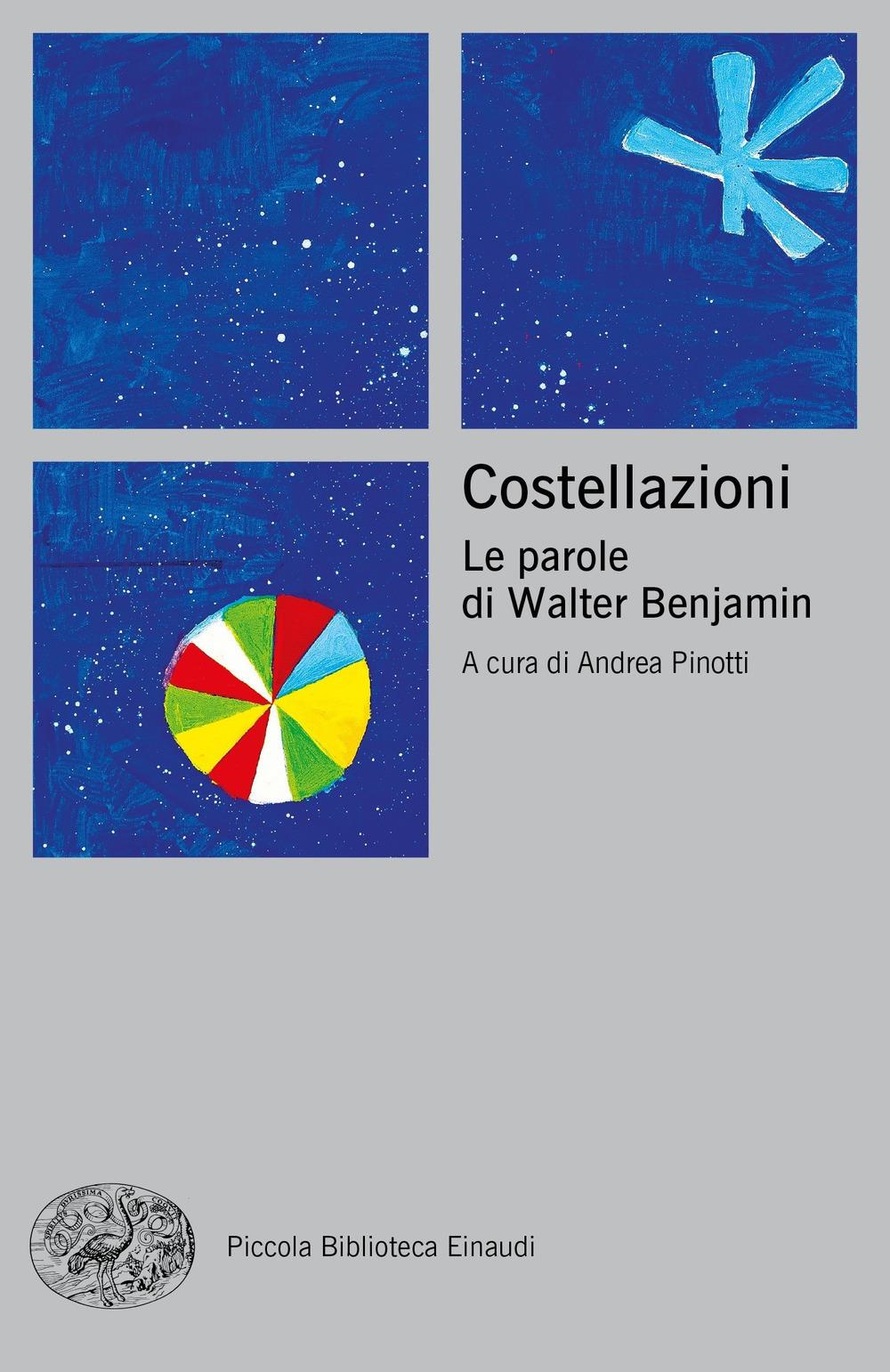 Vorderes Coverbild Costellazioni. Le parole di Walter Benjamin