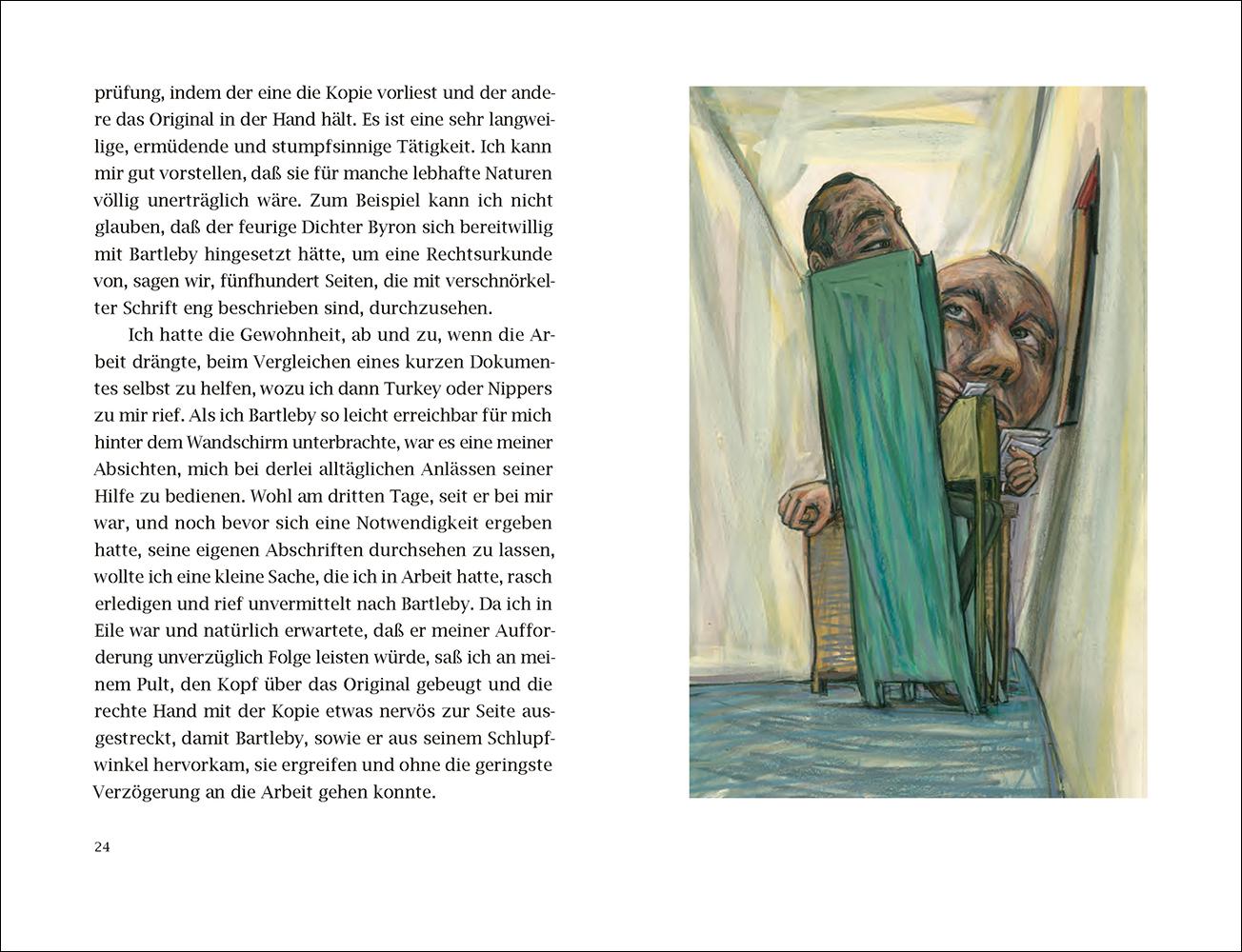 Beispielinhalt (Bild) Bartleby, der Schreiber