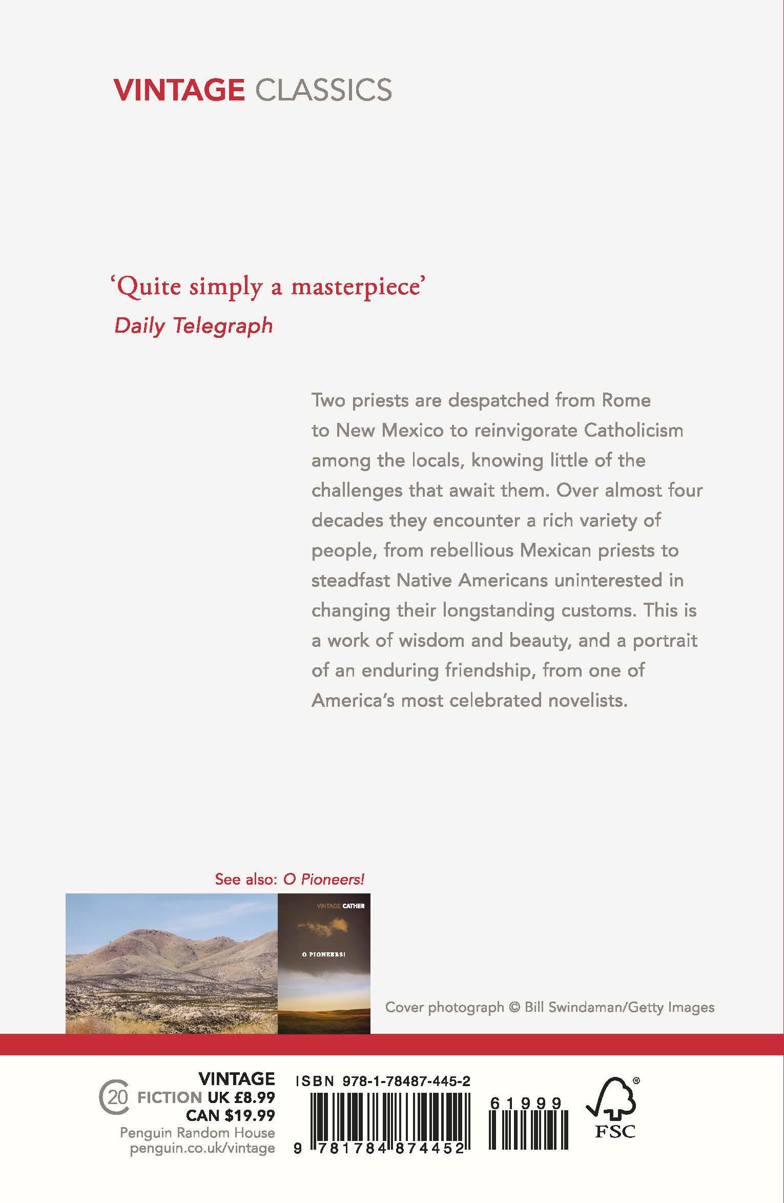 Rückseitencover Death Comes for the Archbishop