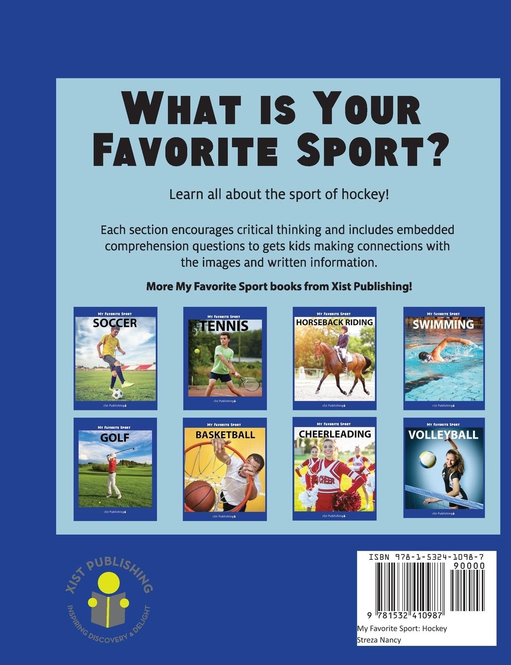 Rückseitencover My Favorite Sport