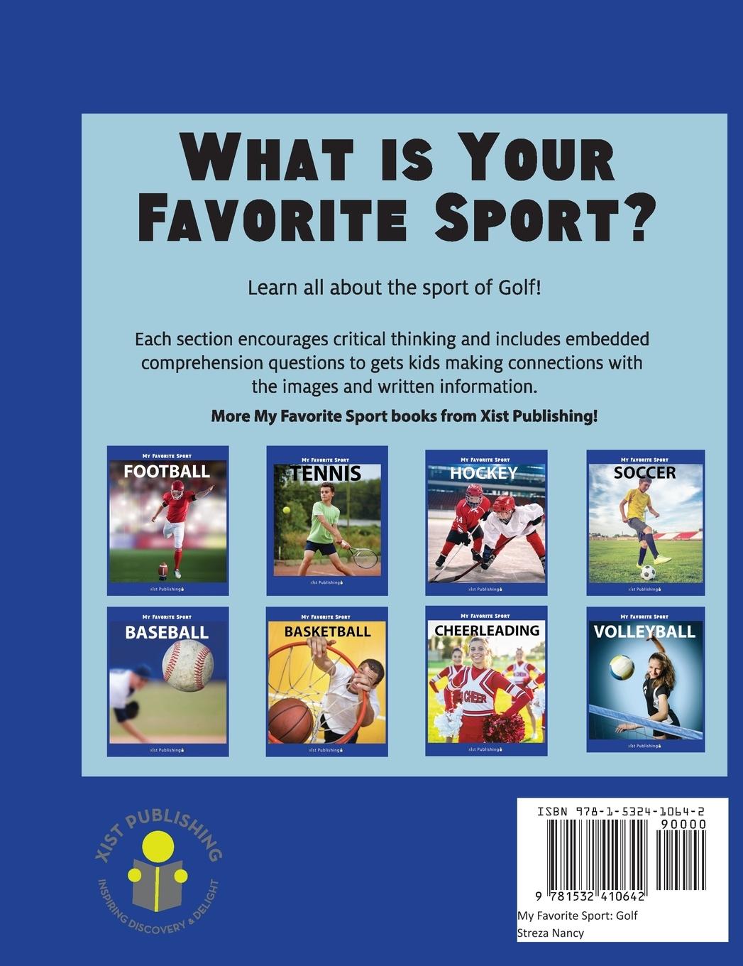 Rückseitencover My Favorite Sport