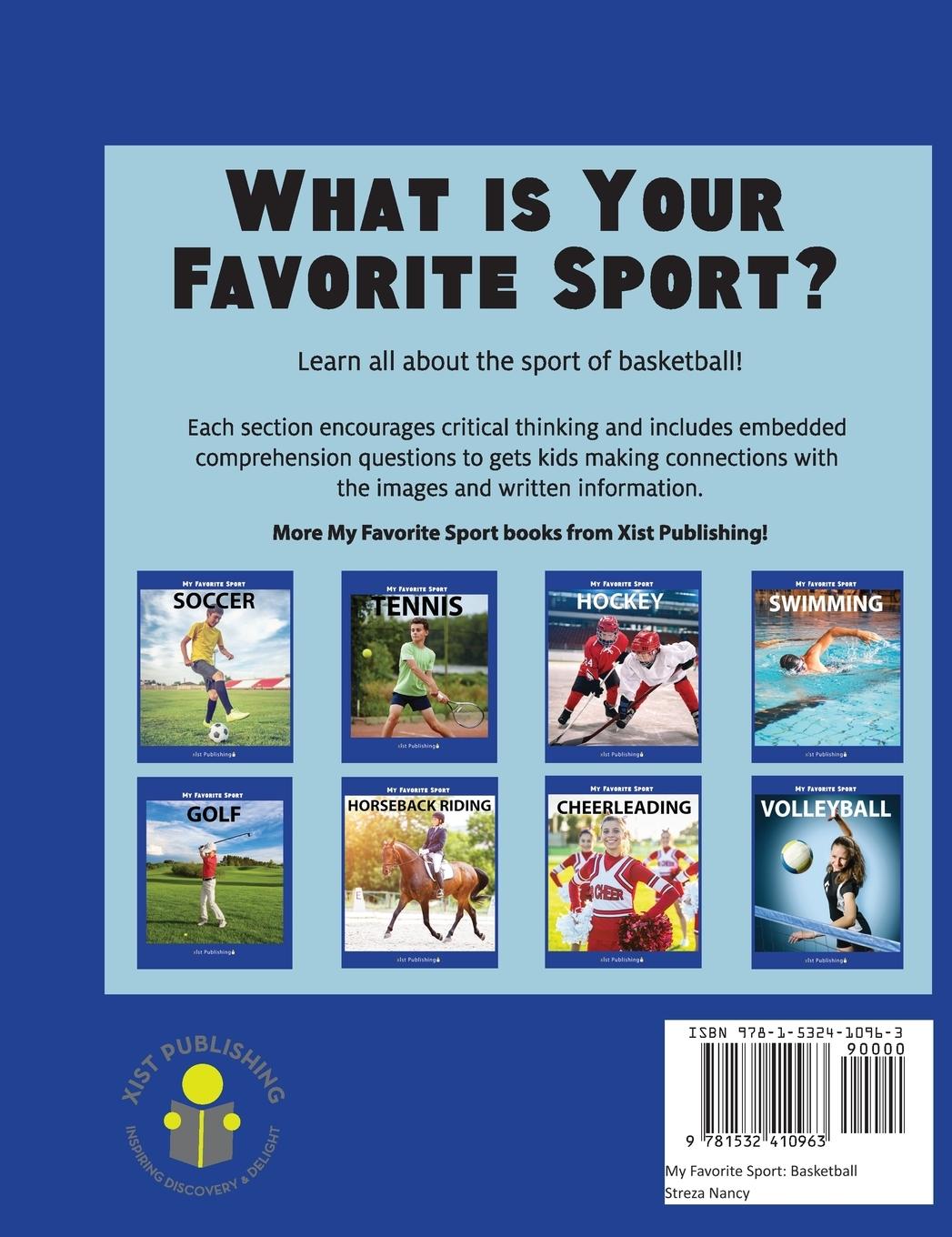 Rückseitencover My Favorite Sport