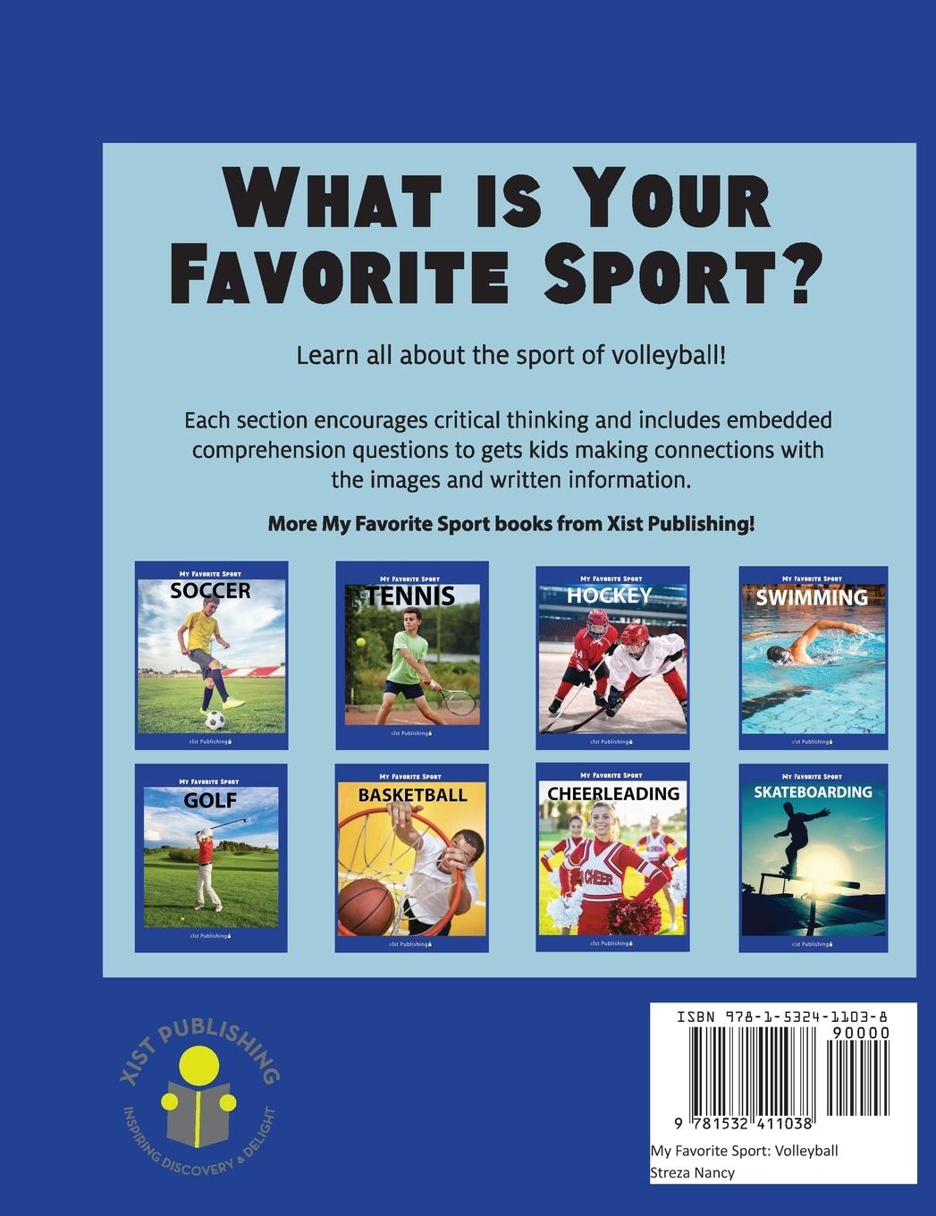 Rückseitencover My Favorite Sport