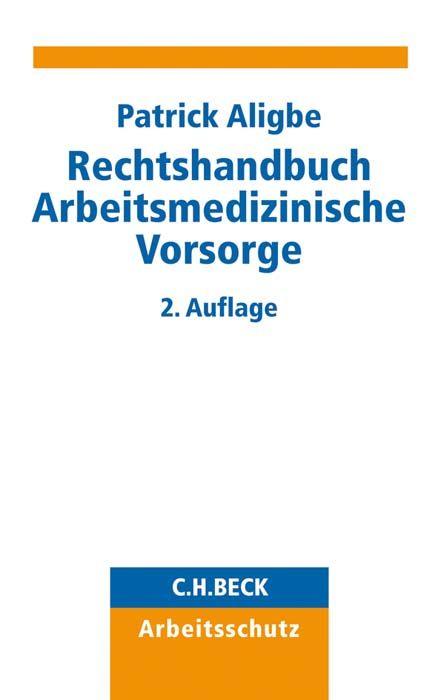 Vorderes Coverbild Rechtshandbuch Arbeitsmedizinische Vorsorge