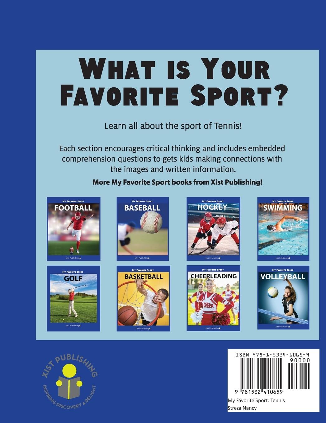 Rückseitencover My Favorite Sport