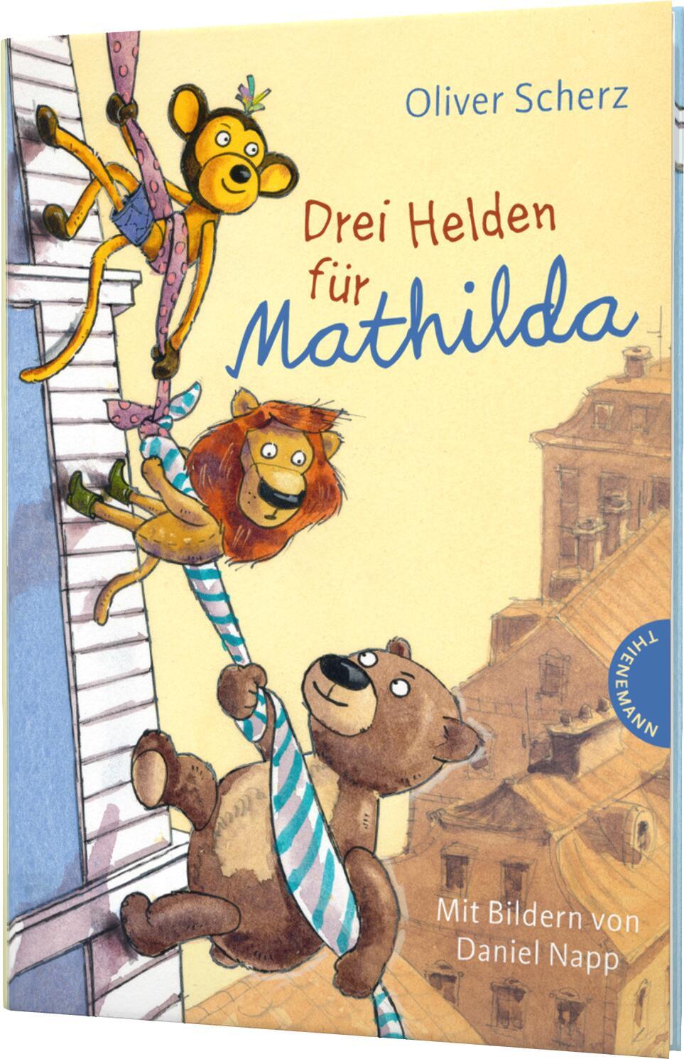 Vorderes Coverbild Drei Helden für Mathilda