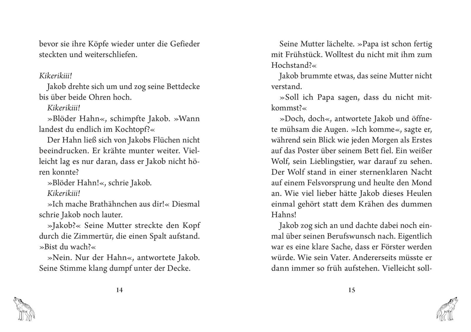 Beispielinhalt (Bild) Im Wald der Wölfe