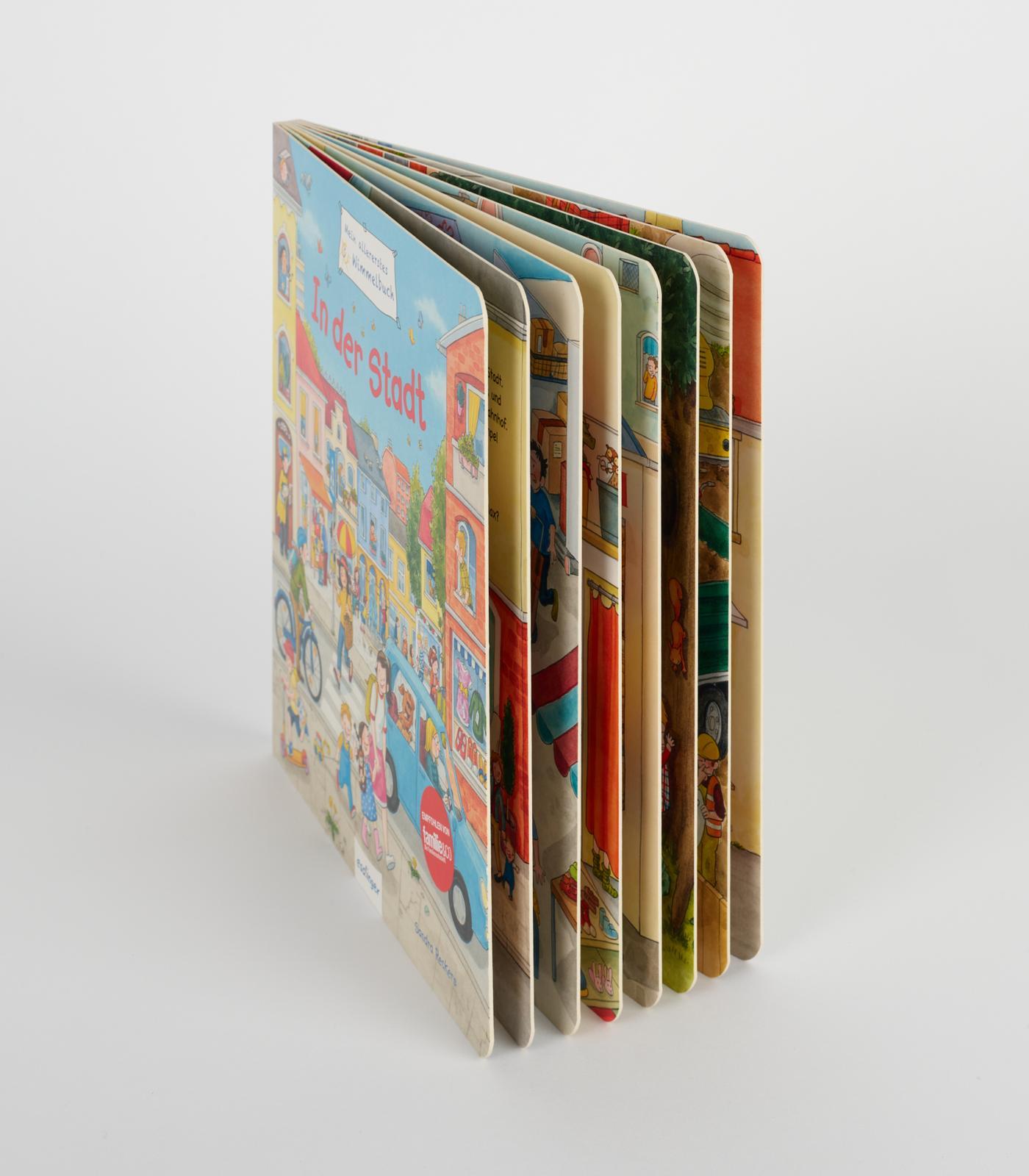 Beispielinhalt (Bild) Mein allererstes Wimmelbuch: In der Stadt