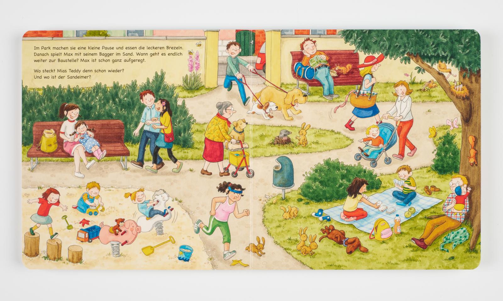 Beispielinhalt (Bild) Mein allererstes Wimmelbuch: In der Stadt