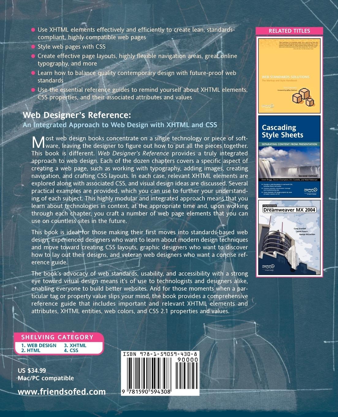 Rückseitencover Web Designer's Reference