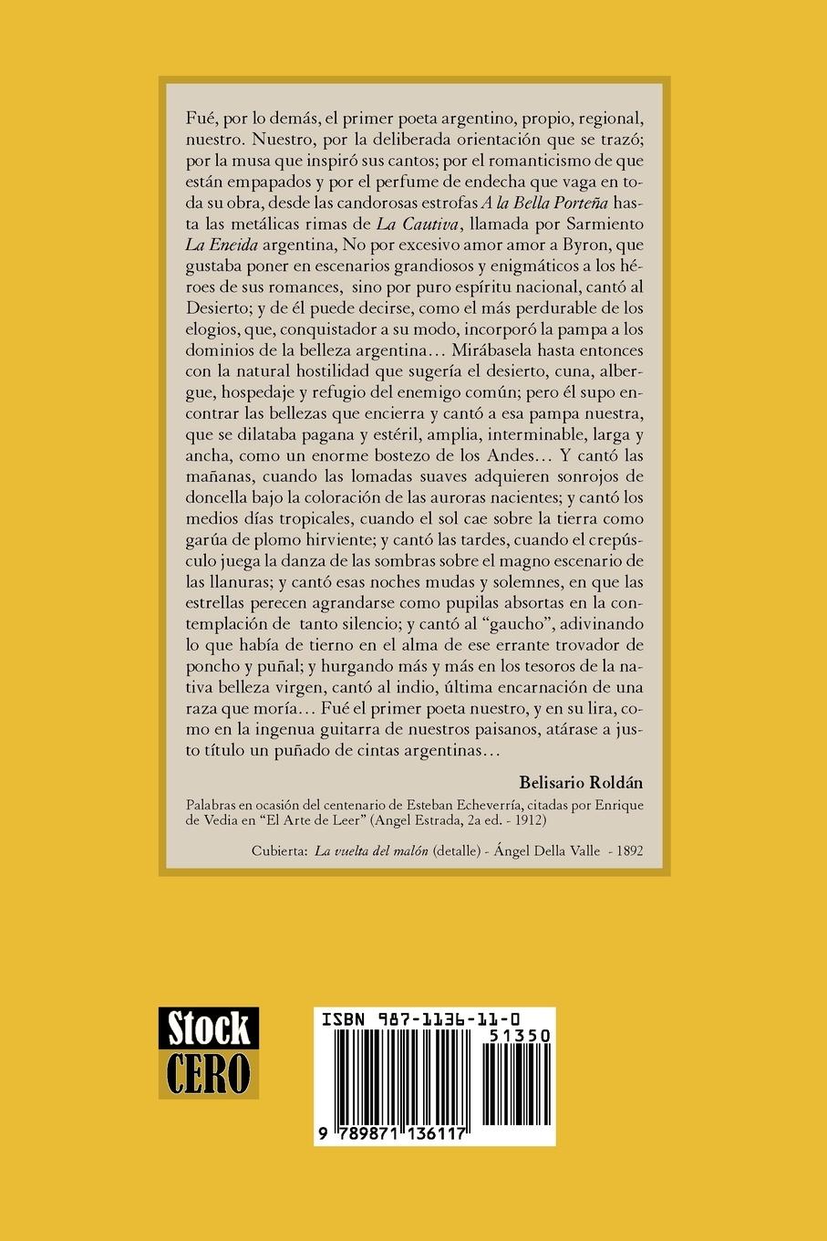 Rückseitencover La cautiva