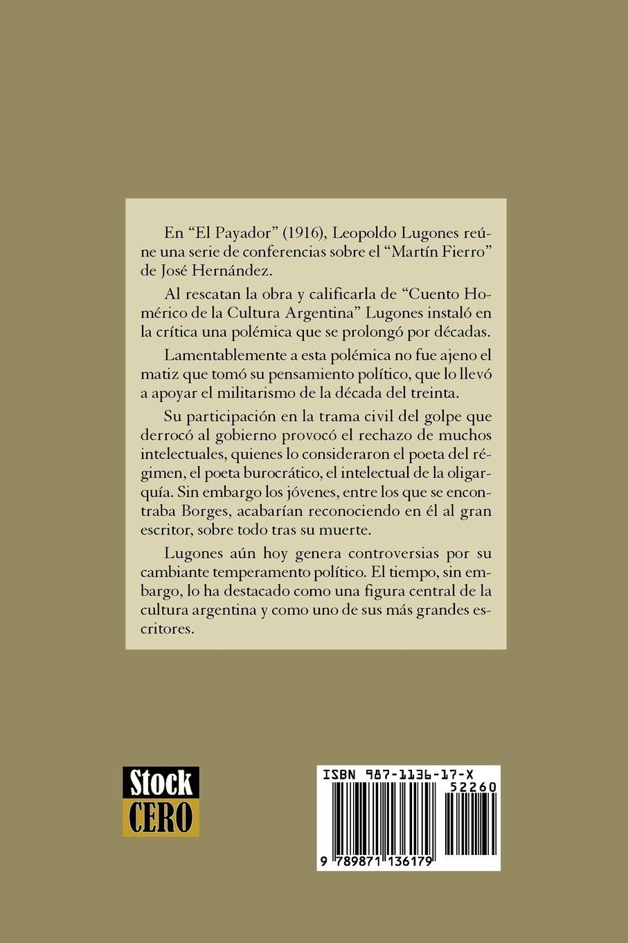 Rückseitencover El Payador