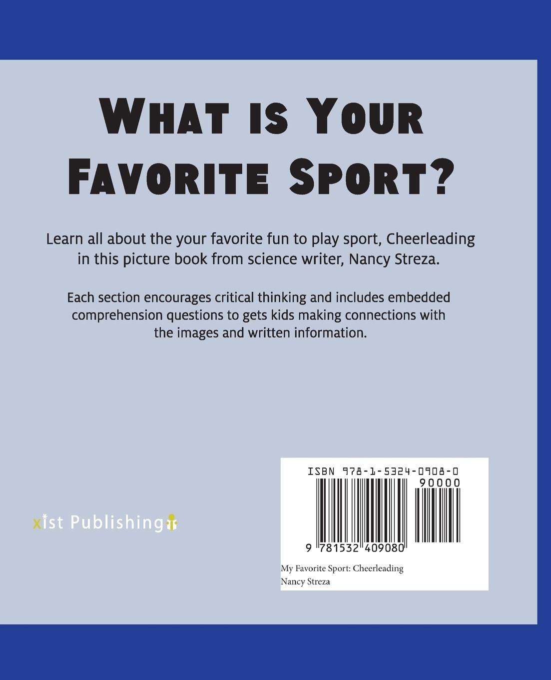 Rückseitencover My Favorite Sport