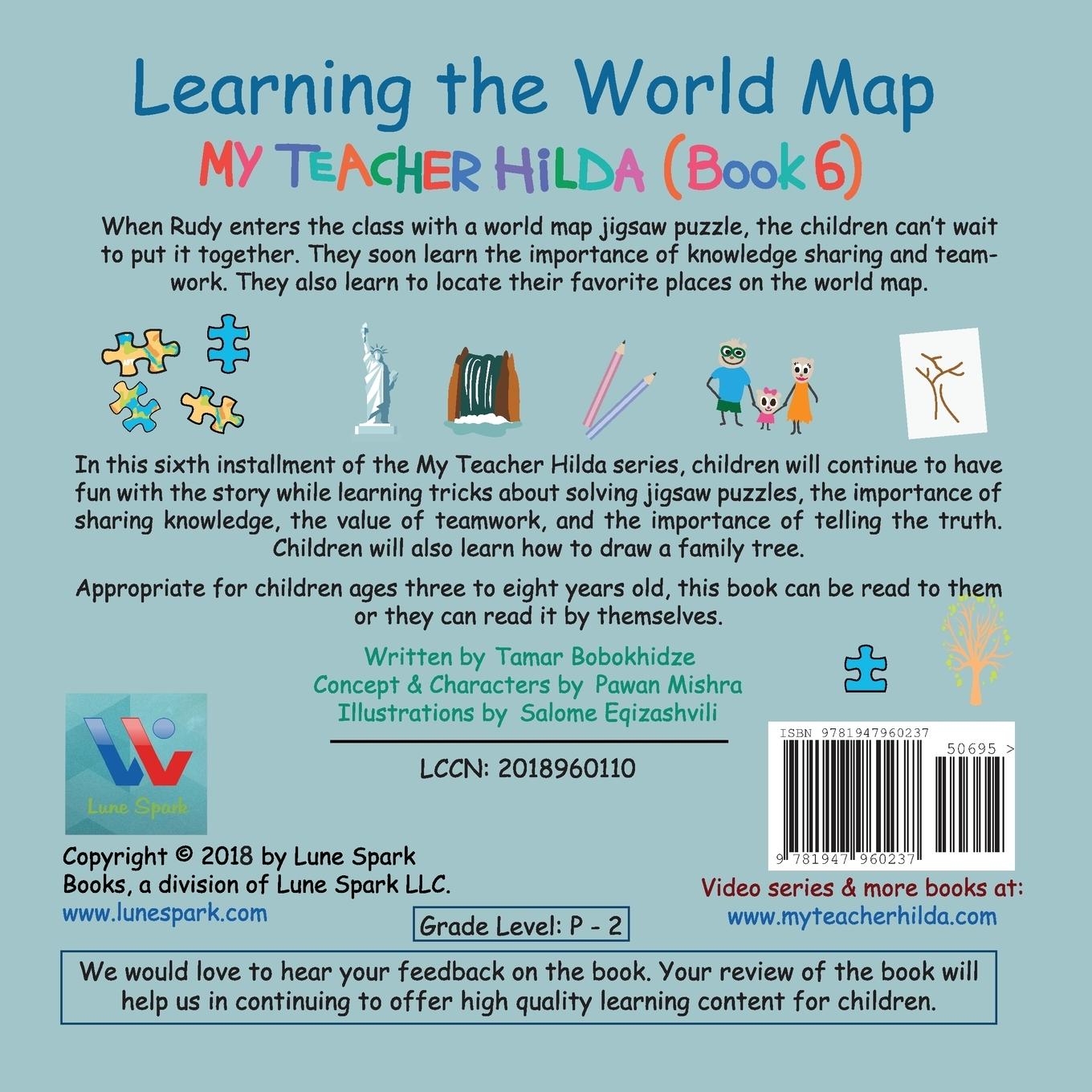 Rückseitencover Learning the World Map